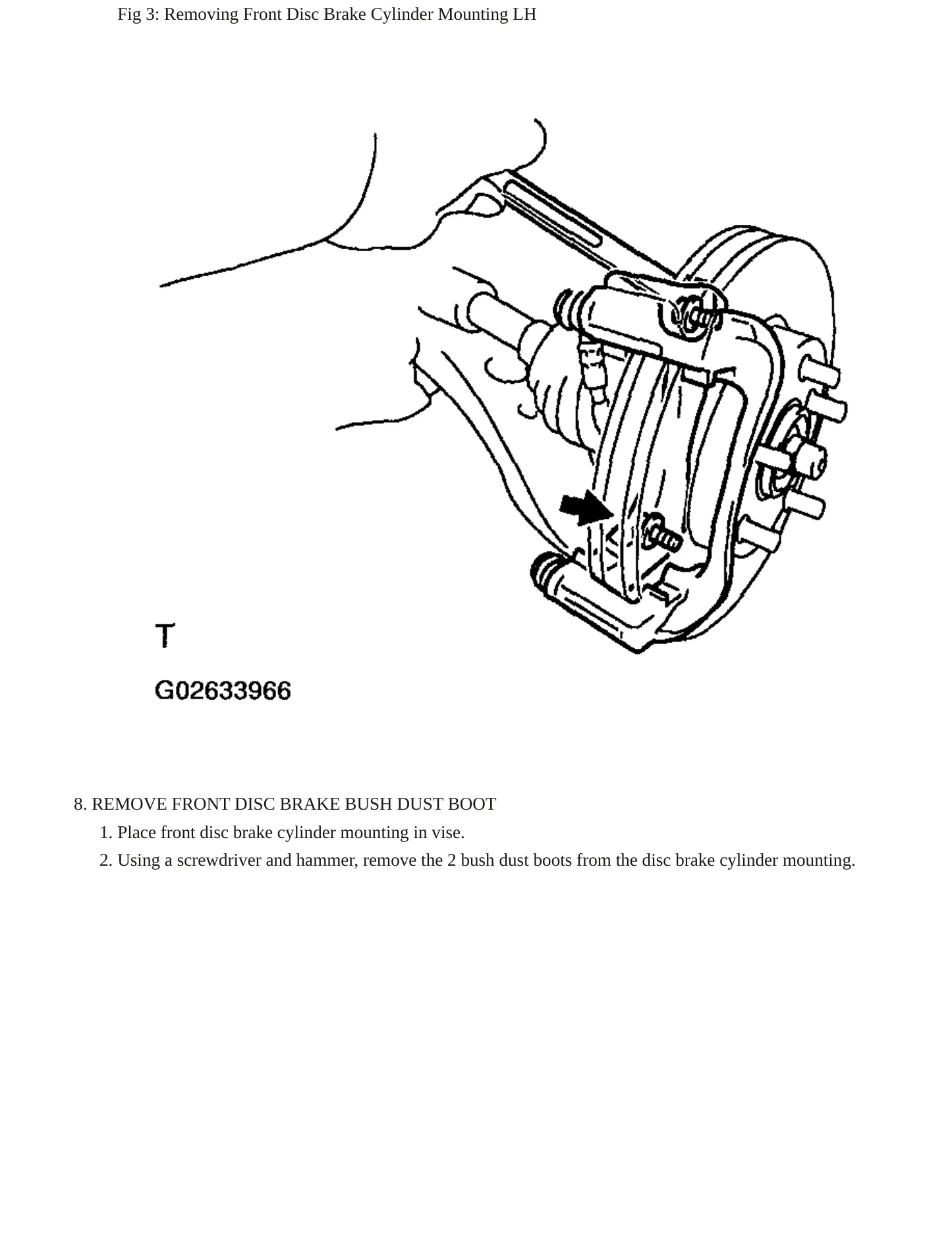 2005 Toyota Matrix Service and Repair Manual preview page 8