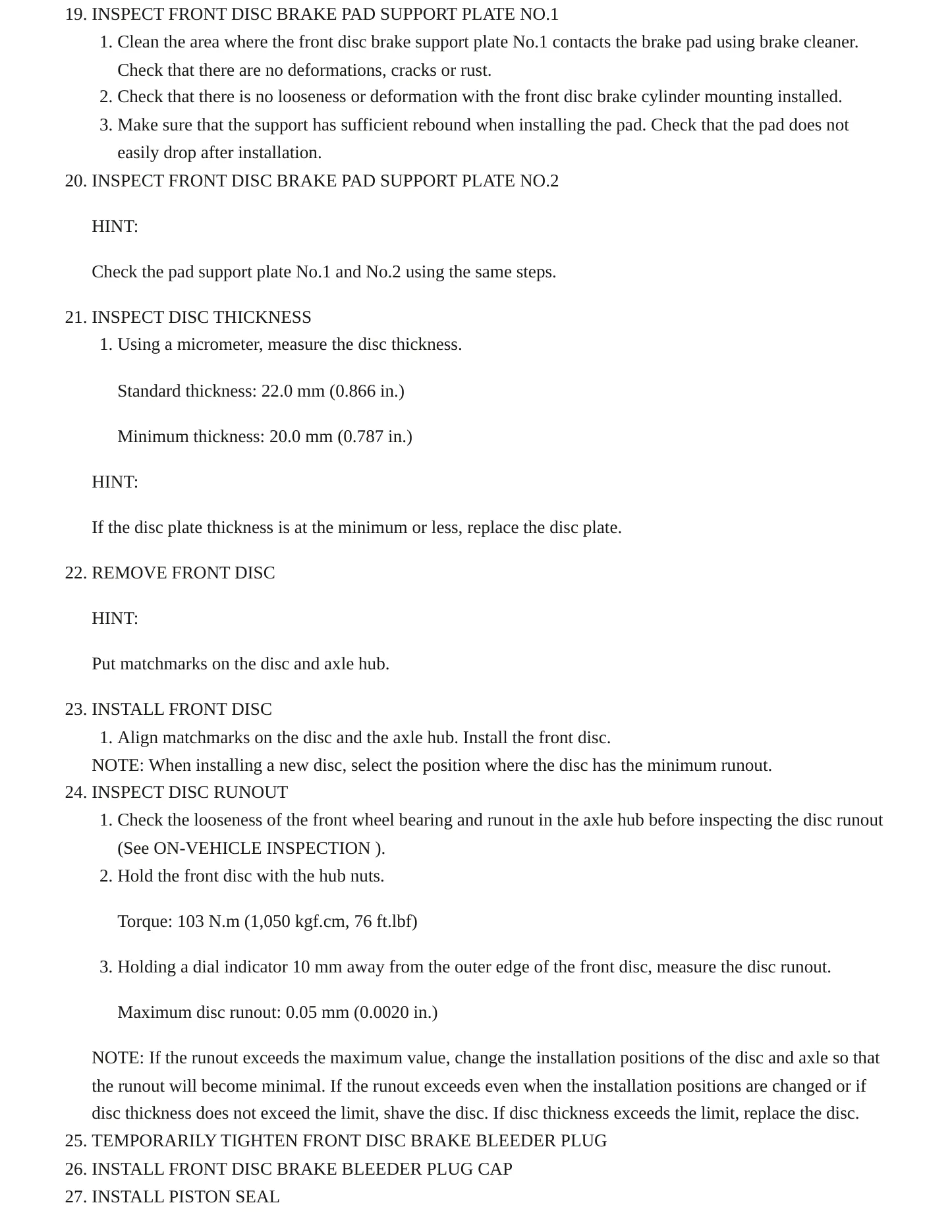 2005 Toyota Prius Service and Repair Manual preview page 10