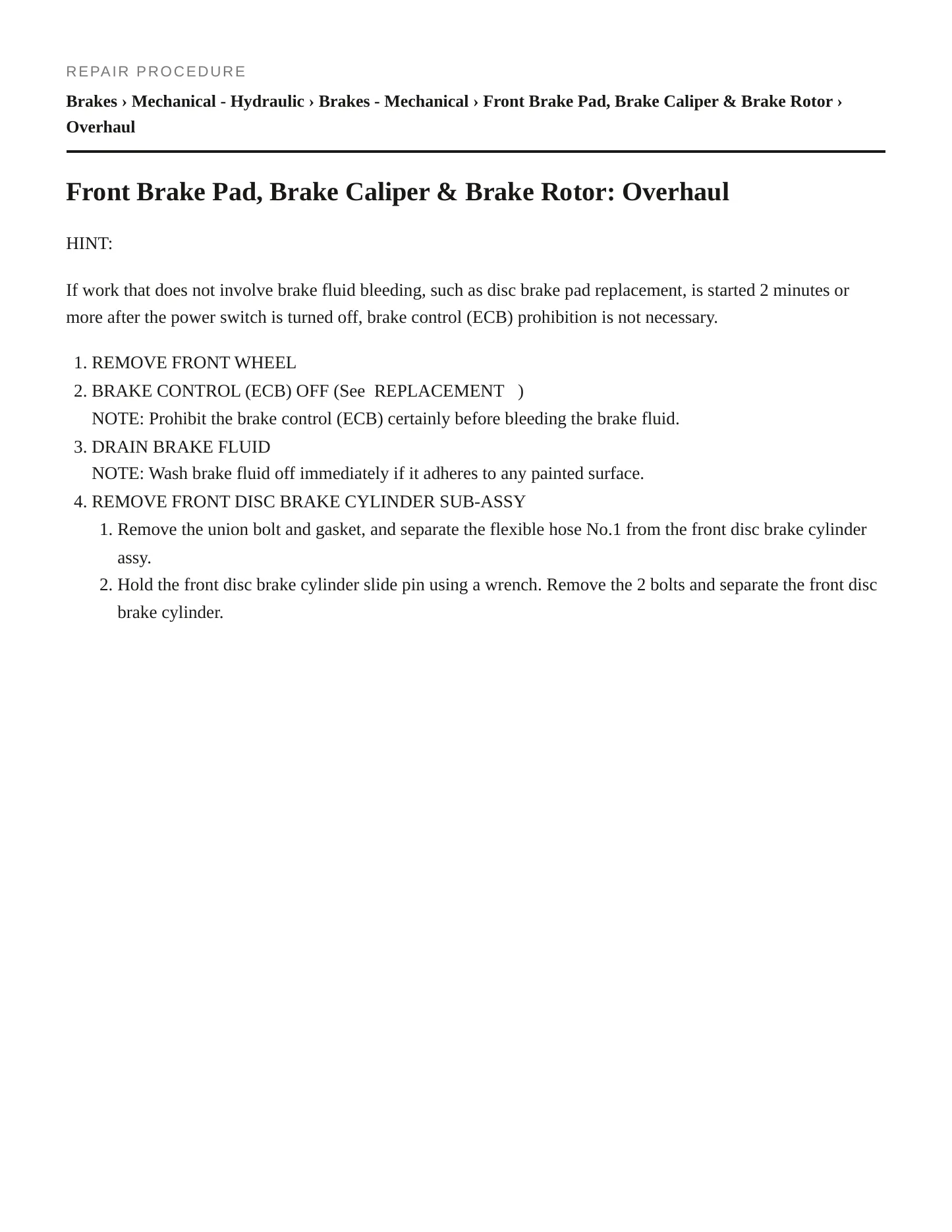 2005 Toyota Prius Service and Repair Manual preview page 4