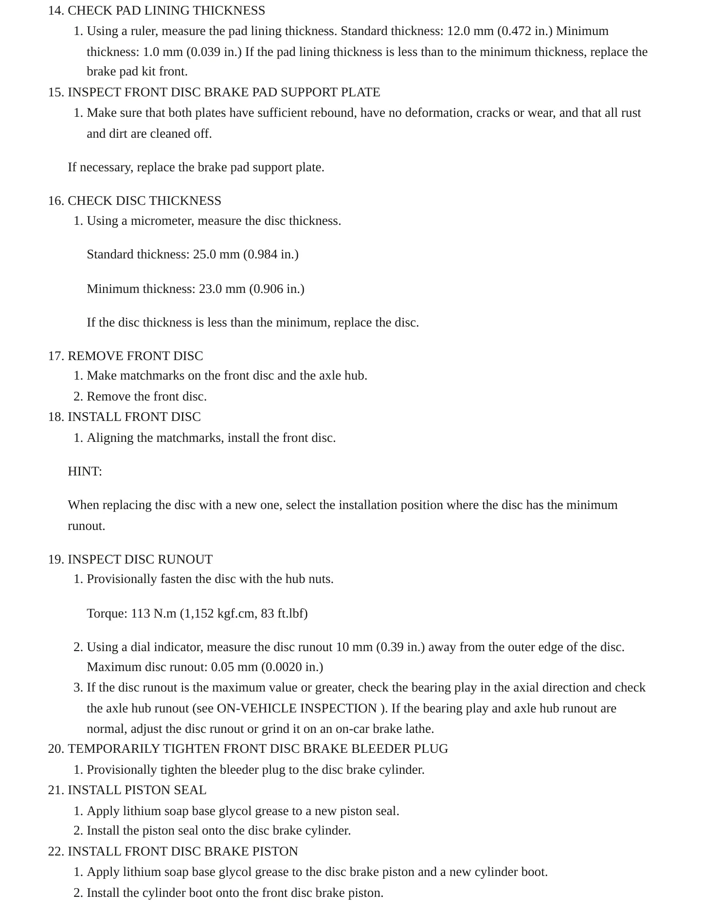 2005 Toyota Tacoma Service and Repair Manual preview page 10