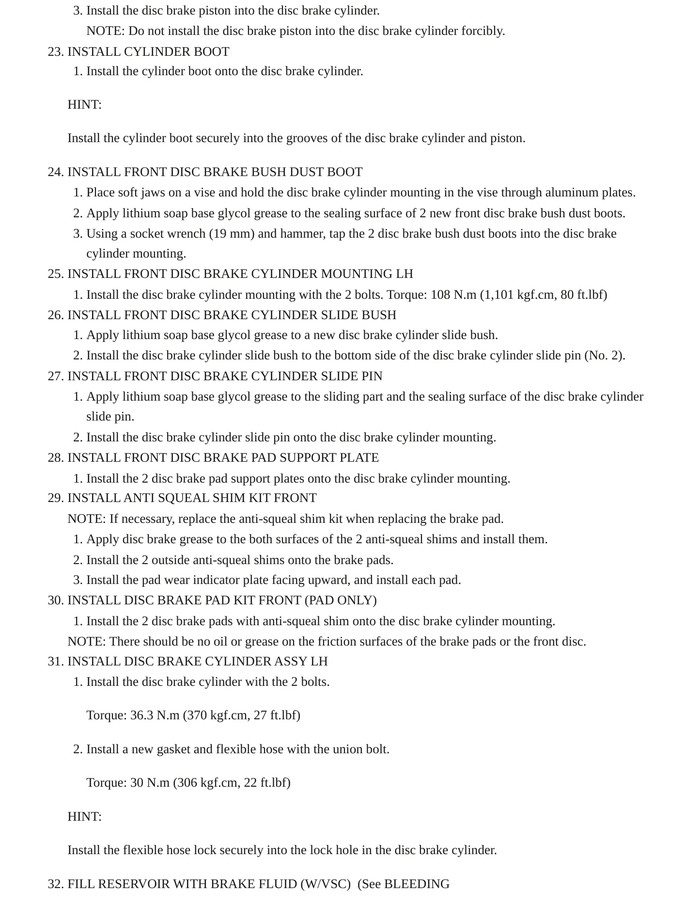 2005 Toyota Tacoma Service and Repair Manual preview page 11
