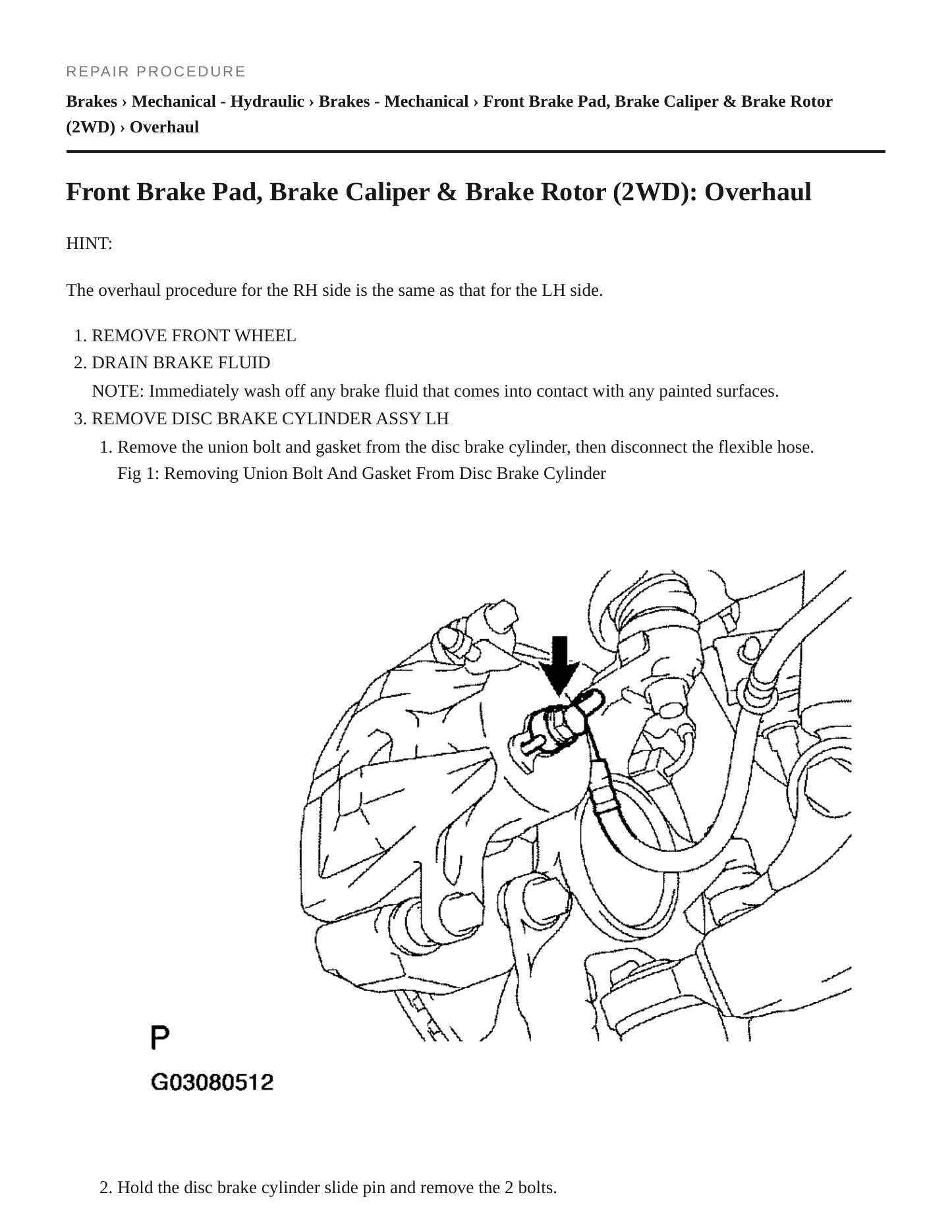 2005 Toyota Tacoma Service and Repair Manual preview page 5