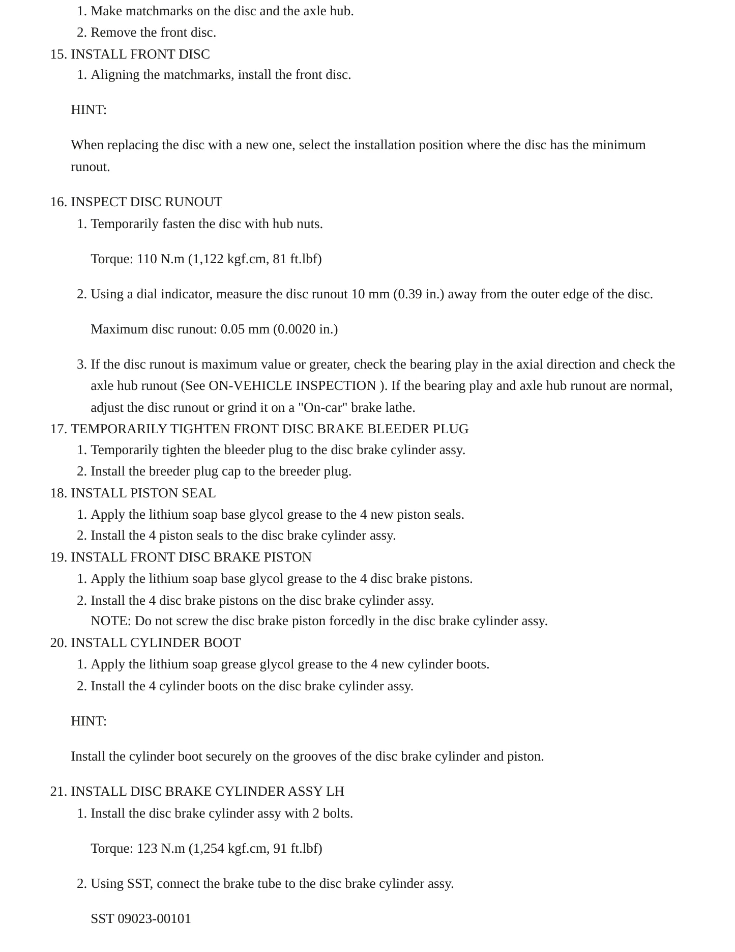 2006 Toyota 4Runner Service and Repair Manual preview page 10