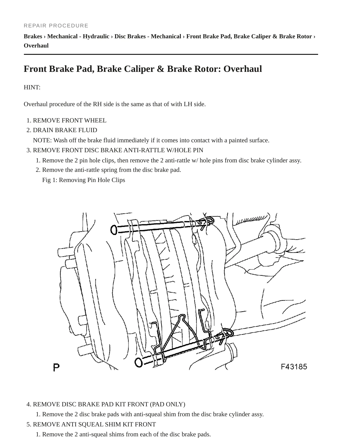 2006 Toyota 4Runner Service and Repair Manual preview page 5