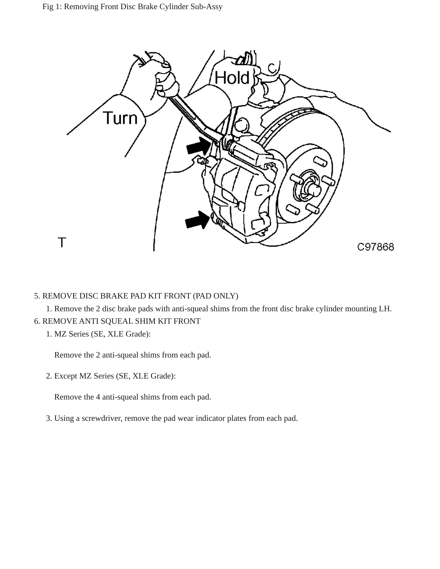 2006 Toyota Camry Service and Repair Manual preview page 6