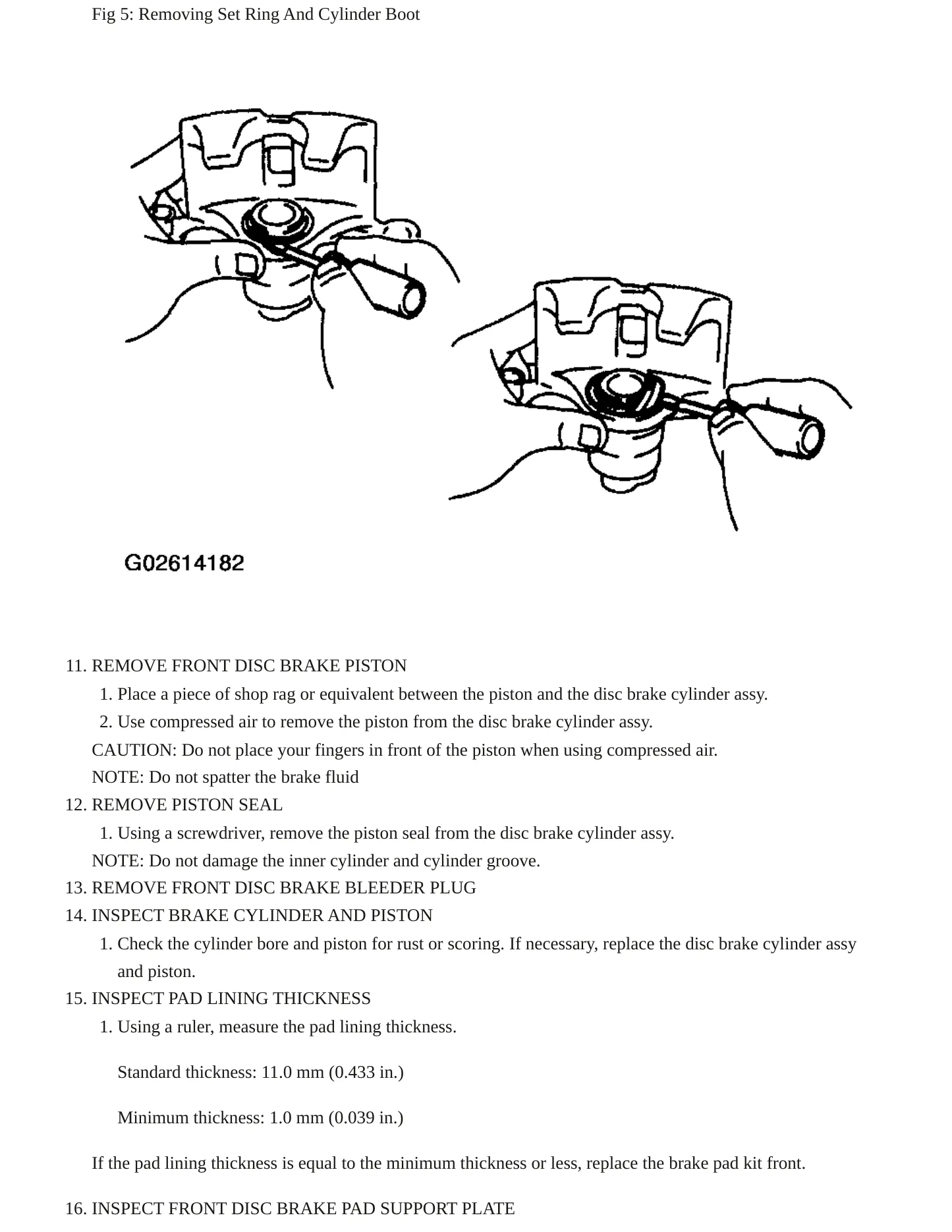 2006 Toyota Corolla Service and Repair Manual preview page 10