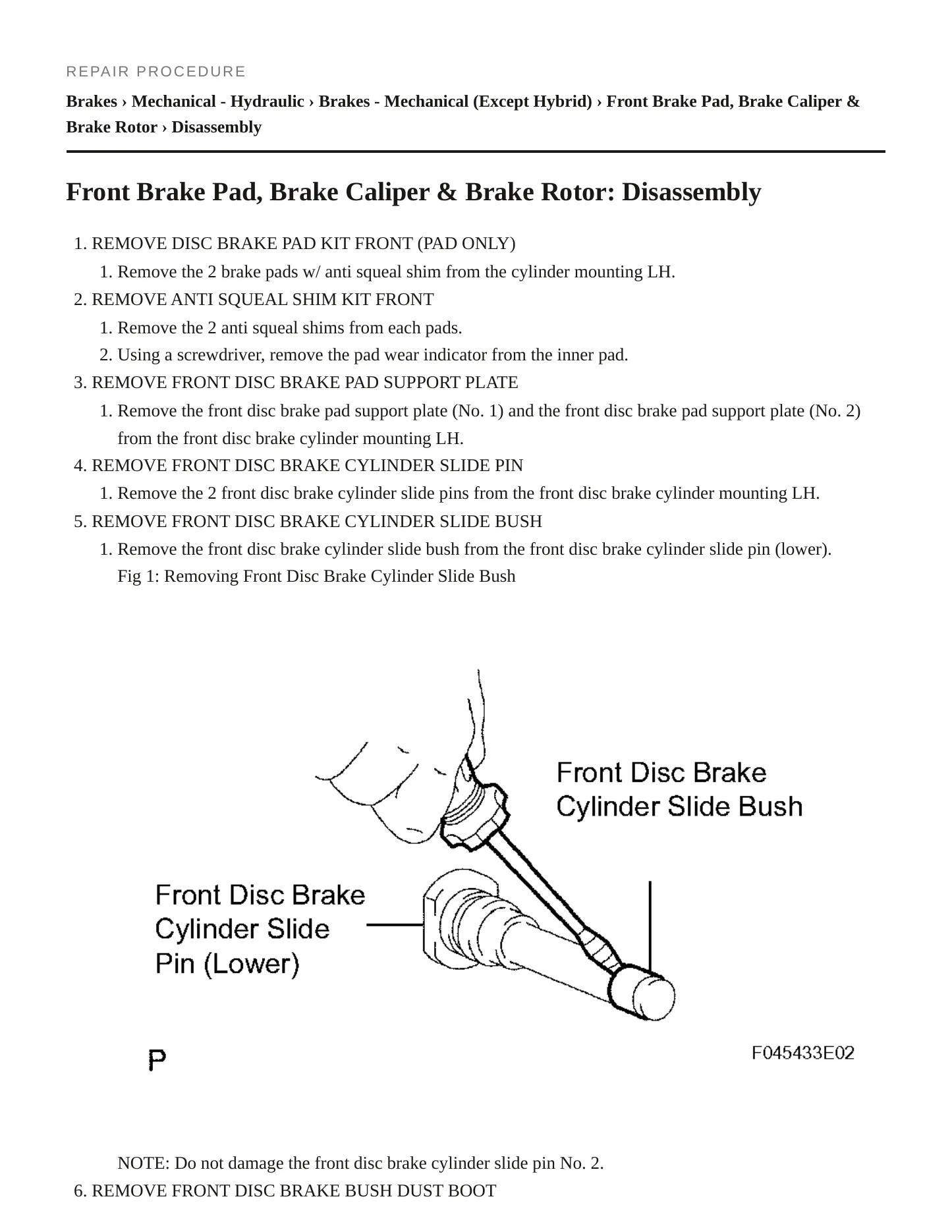 2006 Toyota Highlander Service and Repair Manual preview page 5