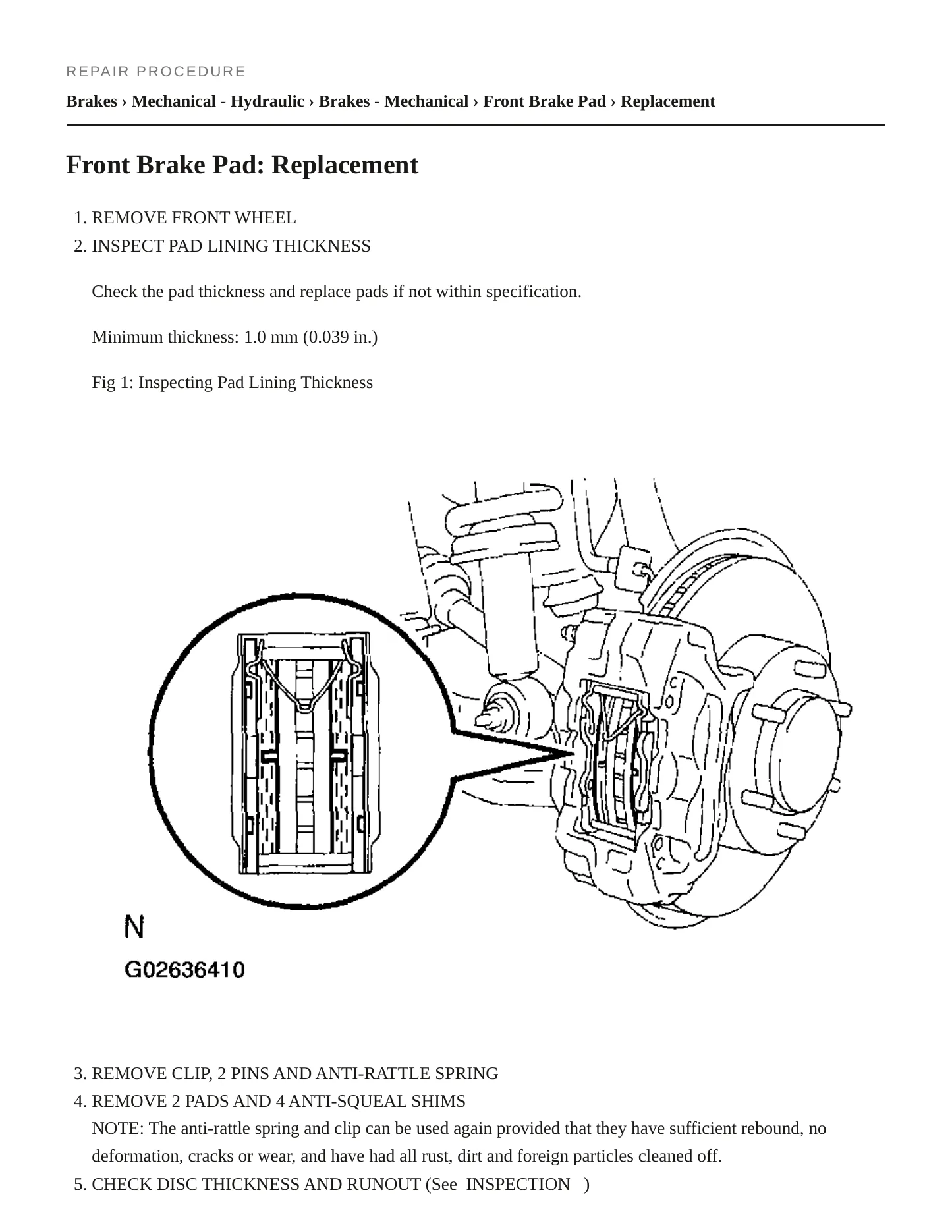 2006 Toyota Tundra Service and Repair Manual preview page 5