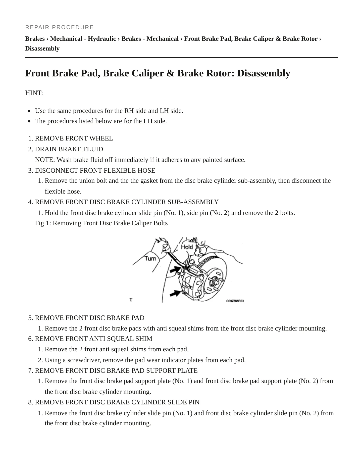 2007 Toyota Camry Solara Service and Repair Manual preview page 5