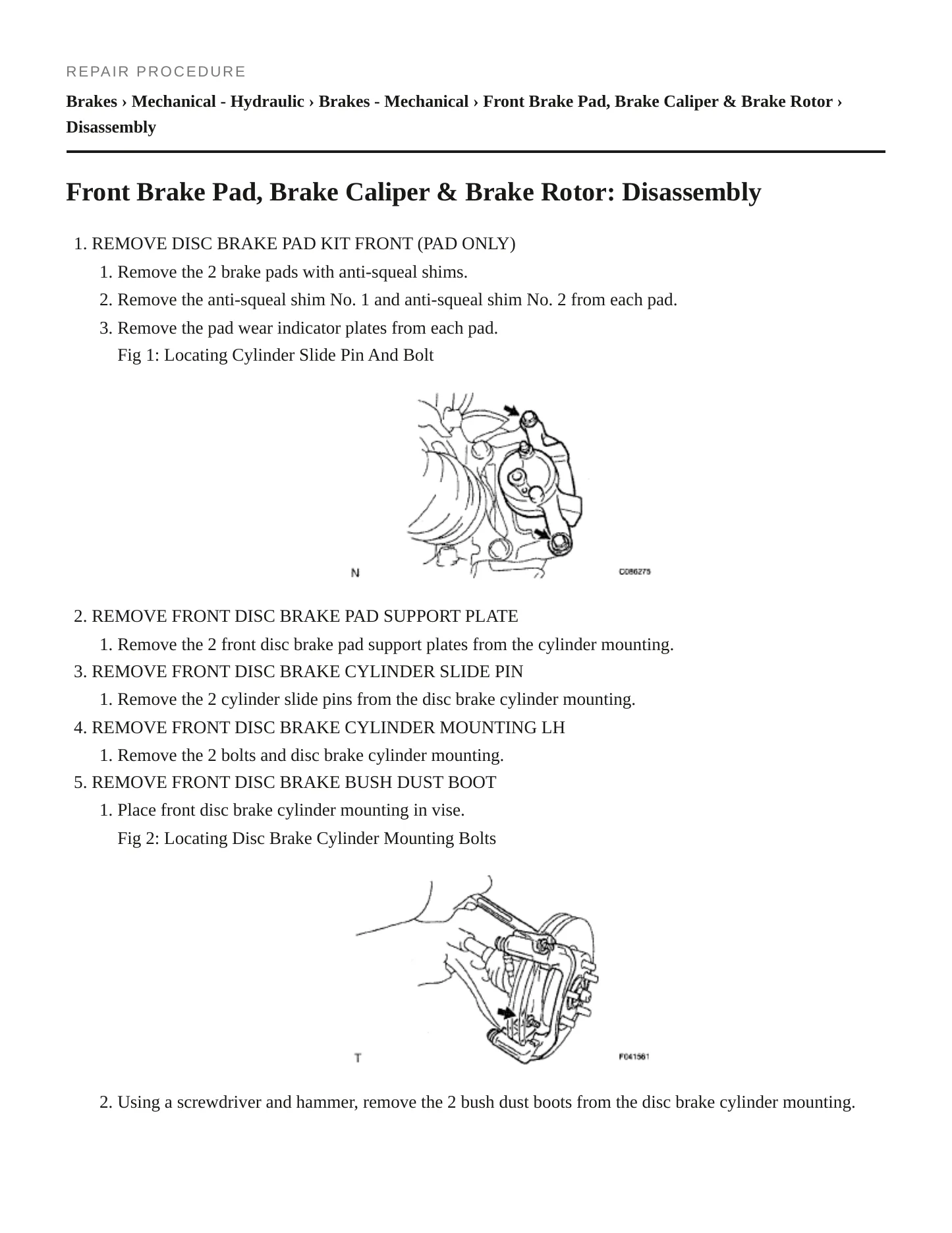 2007 Toyota Matrix Service and Repair Manual preview page 4