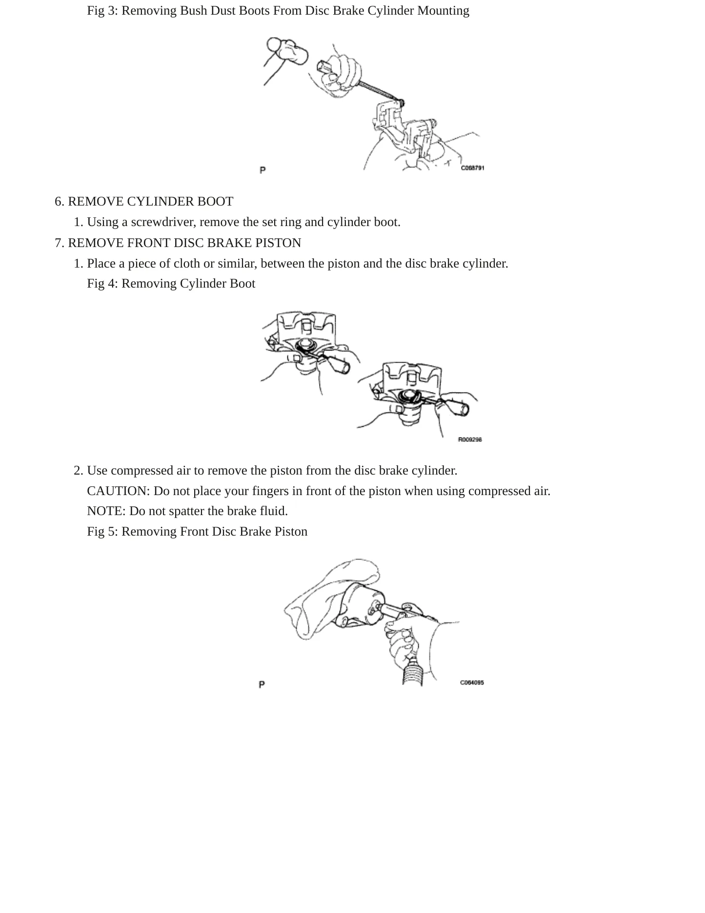 2007 Toyota Matrix Service and Repair Manual preview page 5