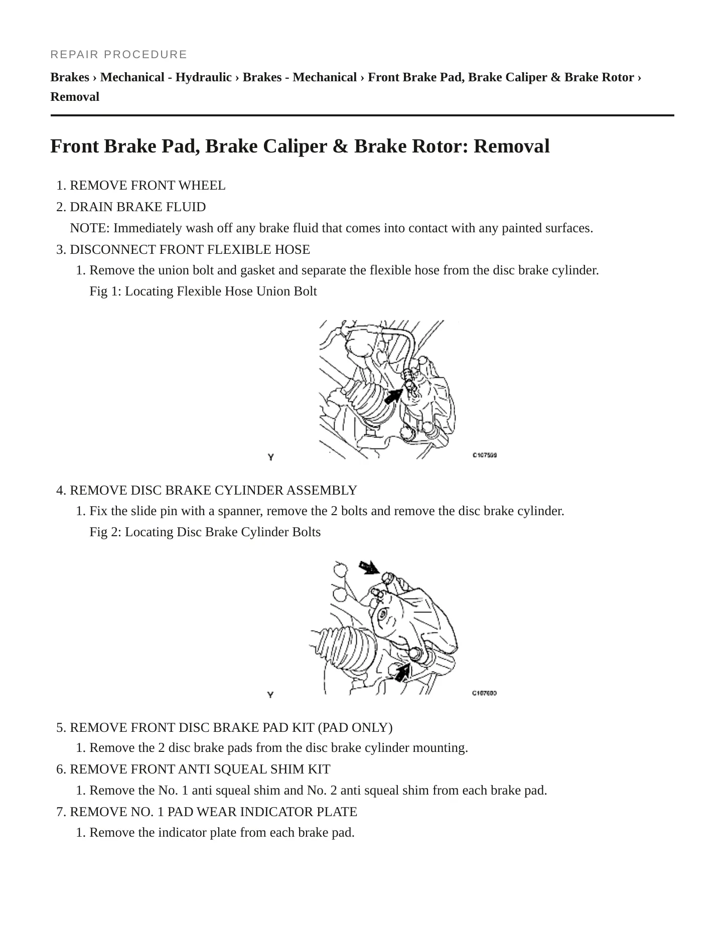2007 Toyota Yaris Service and Repair Manual preview page 4