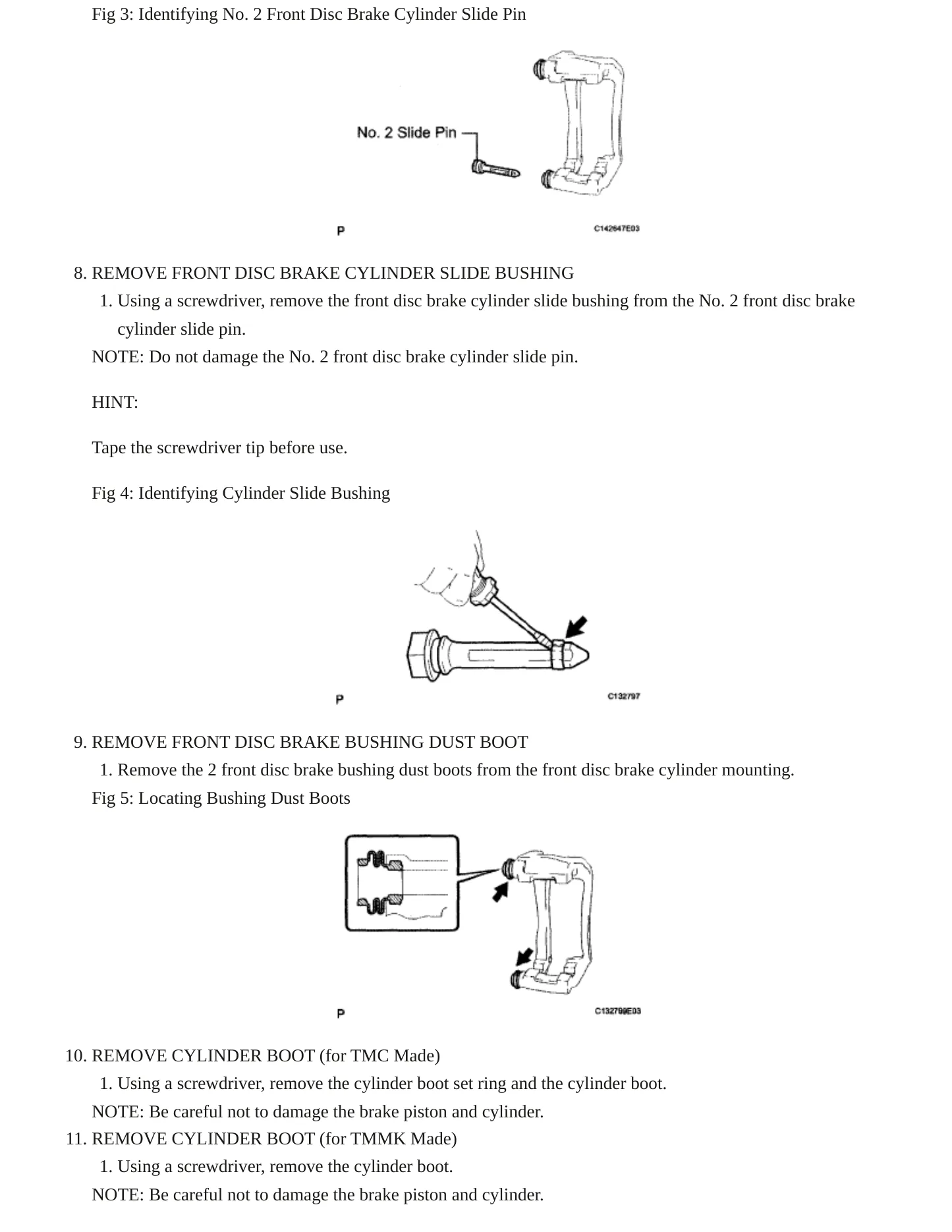 2008 Toyota Camry Service and Repair Manual preview page 5