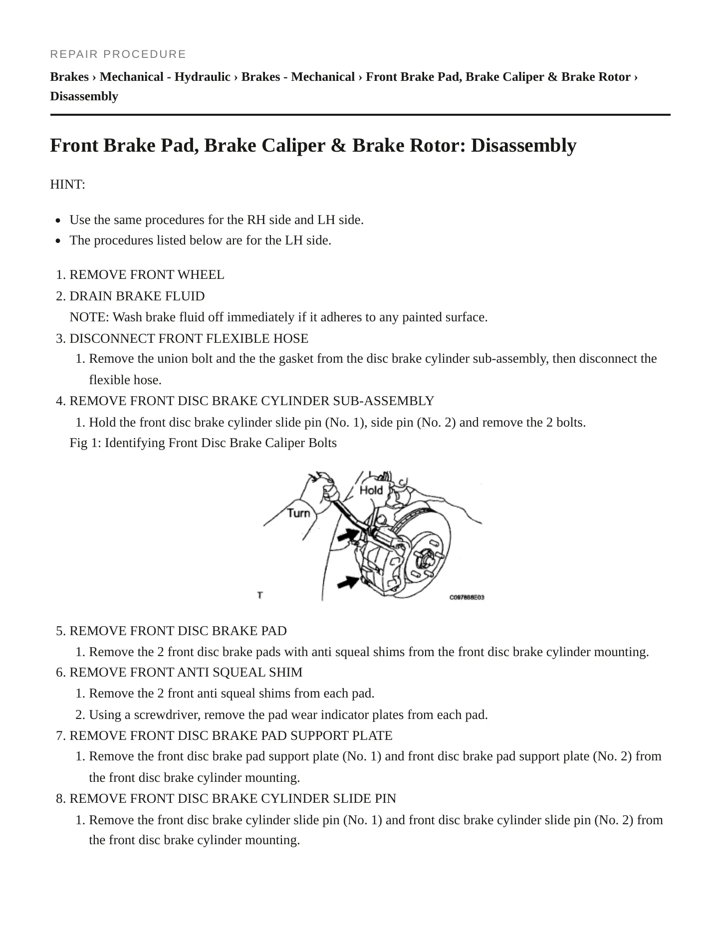 2008 Toyota Camry Solara Service and Repair Manual preview page 5