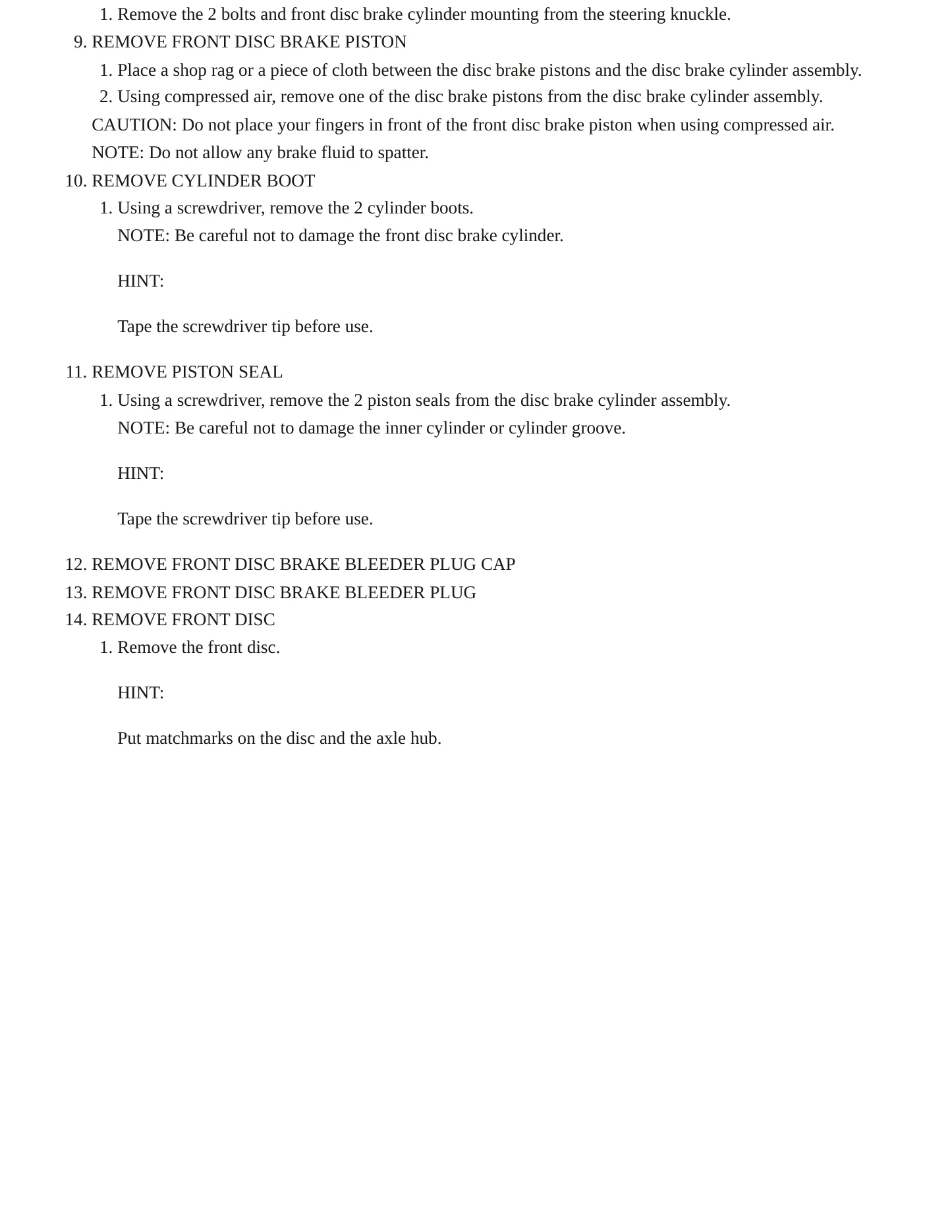2008 Toyota Highlander Service and Repair Manual preview page 6