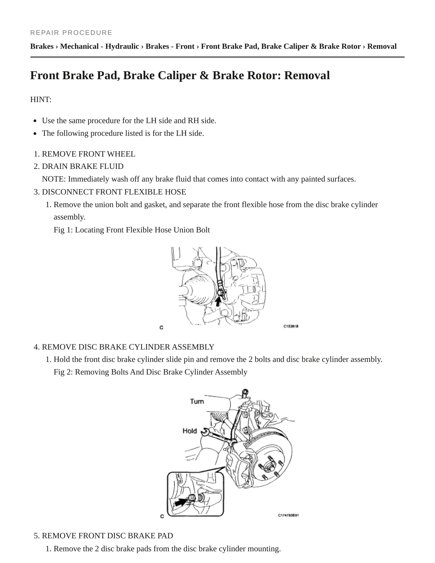 2009 Toyota Corolla Service and Repair Manual preview page 5