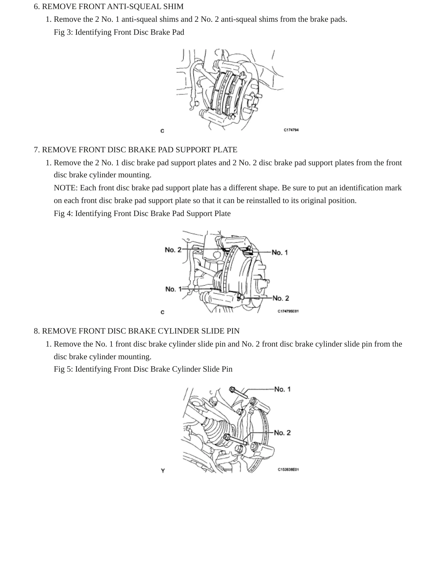 2009 Toyota Matrix Service and Repair Manual preview page 6