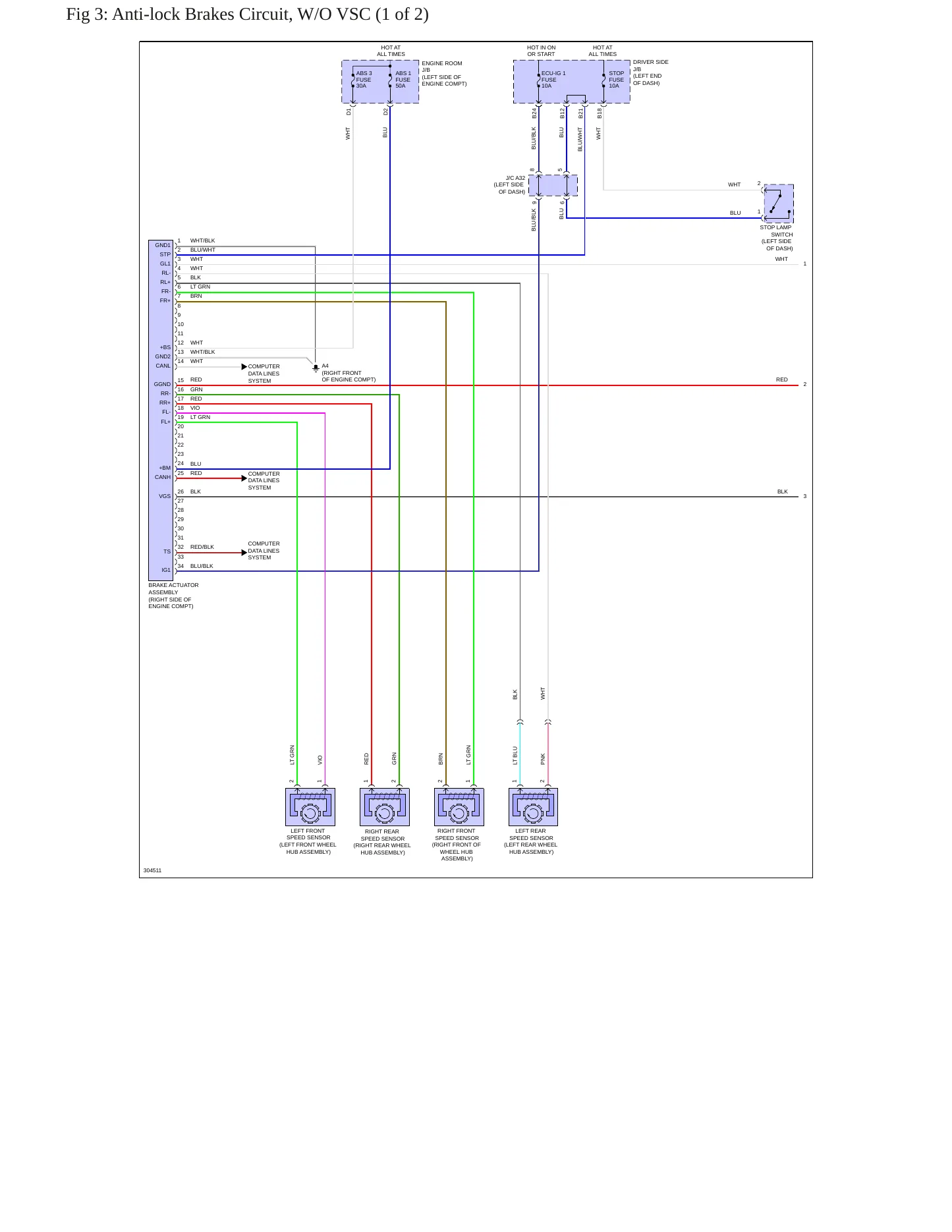 2009 Toyota Matrix Service and Repair Manual preview page 9