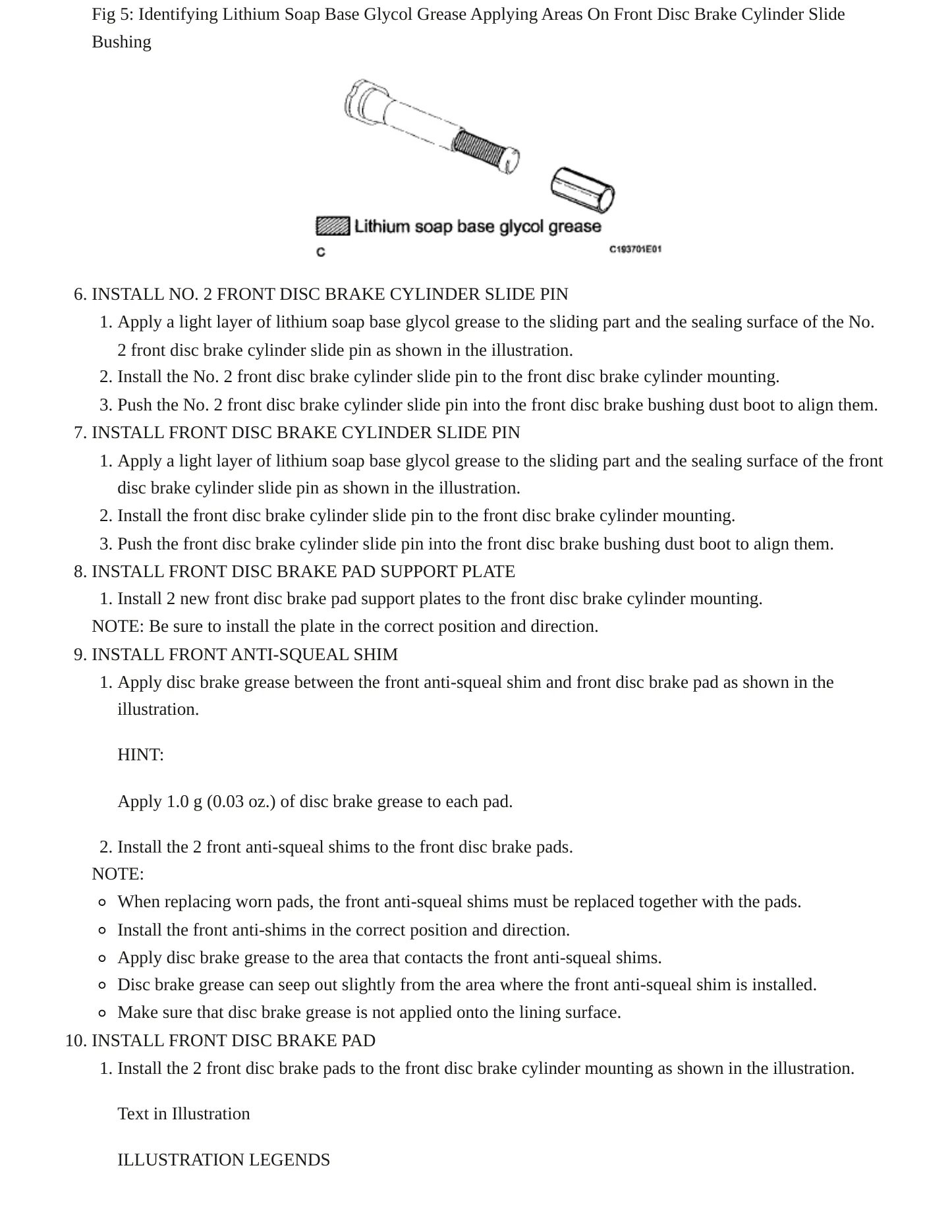 2009 Toyota Venza Service and Repair Manual preview page 7