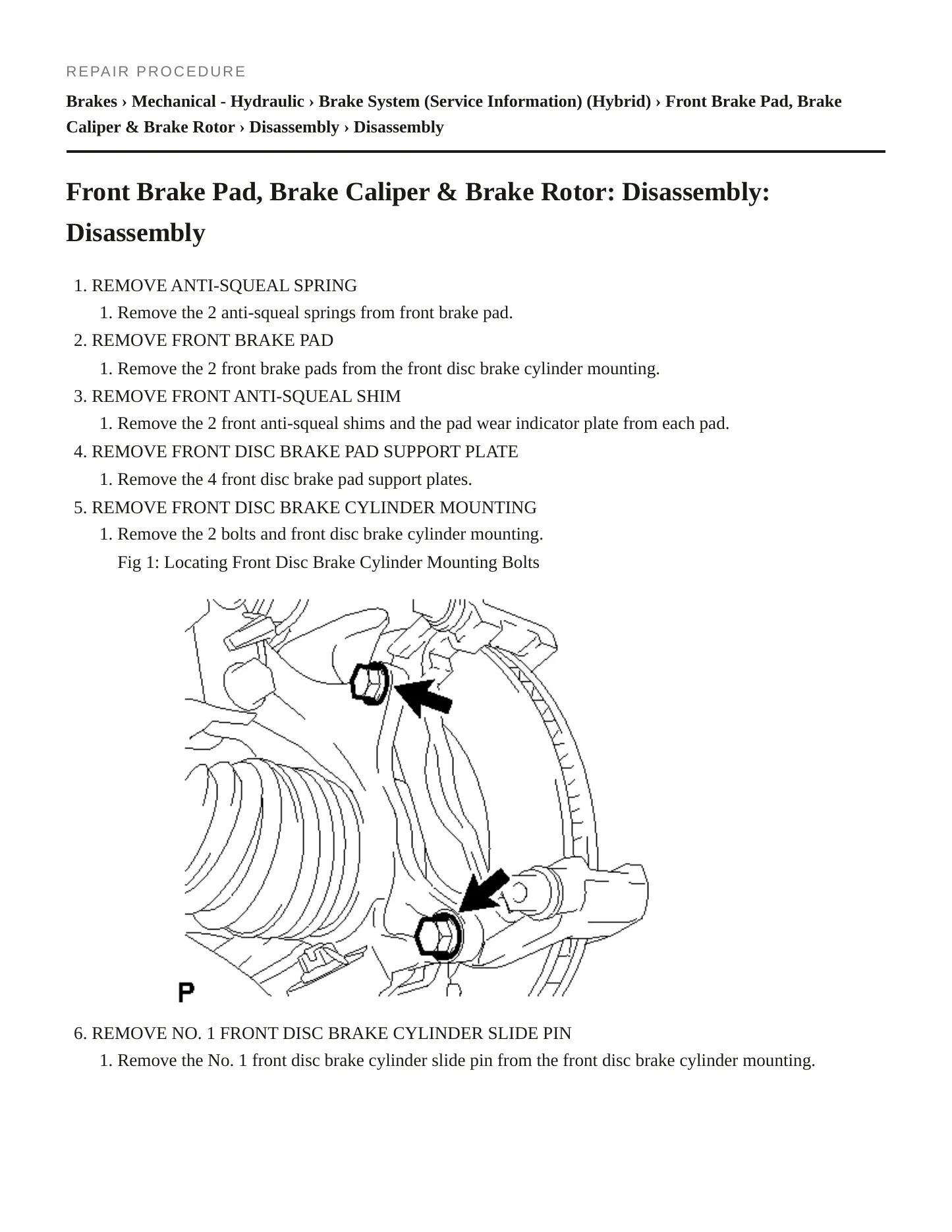2010 Toyota Camry Service and Repair Manual preview page 4