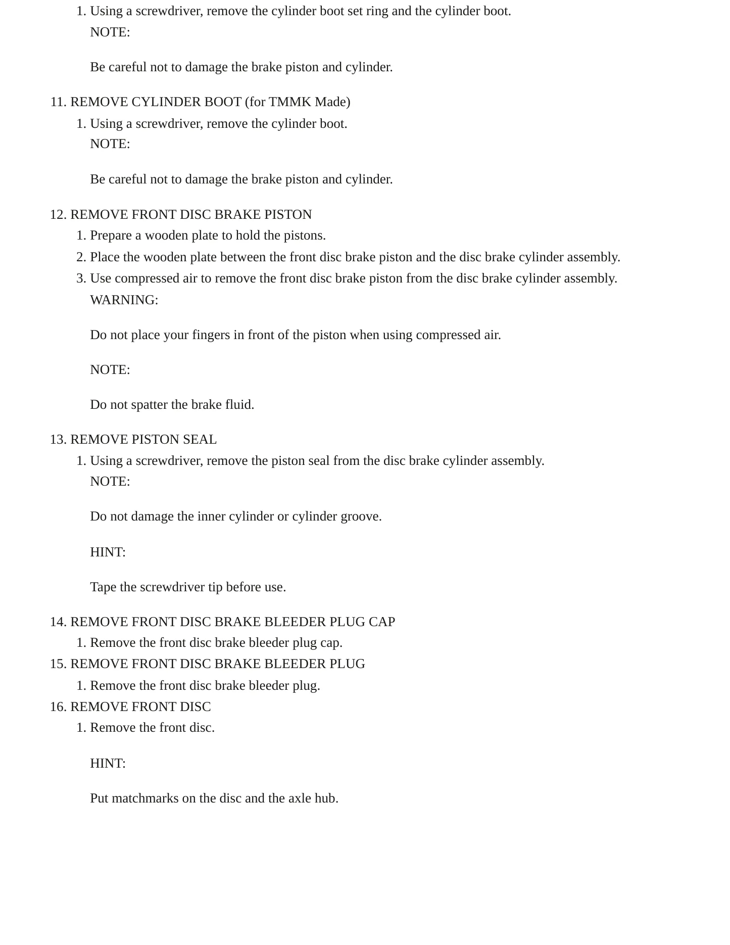 2010 Toyota Camry Service and Repair Manual preview page 7