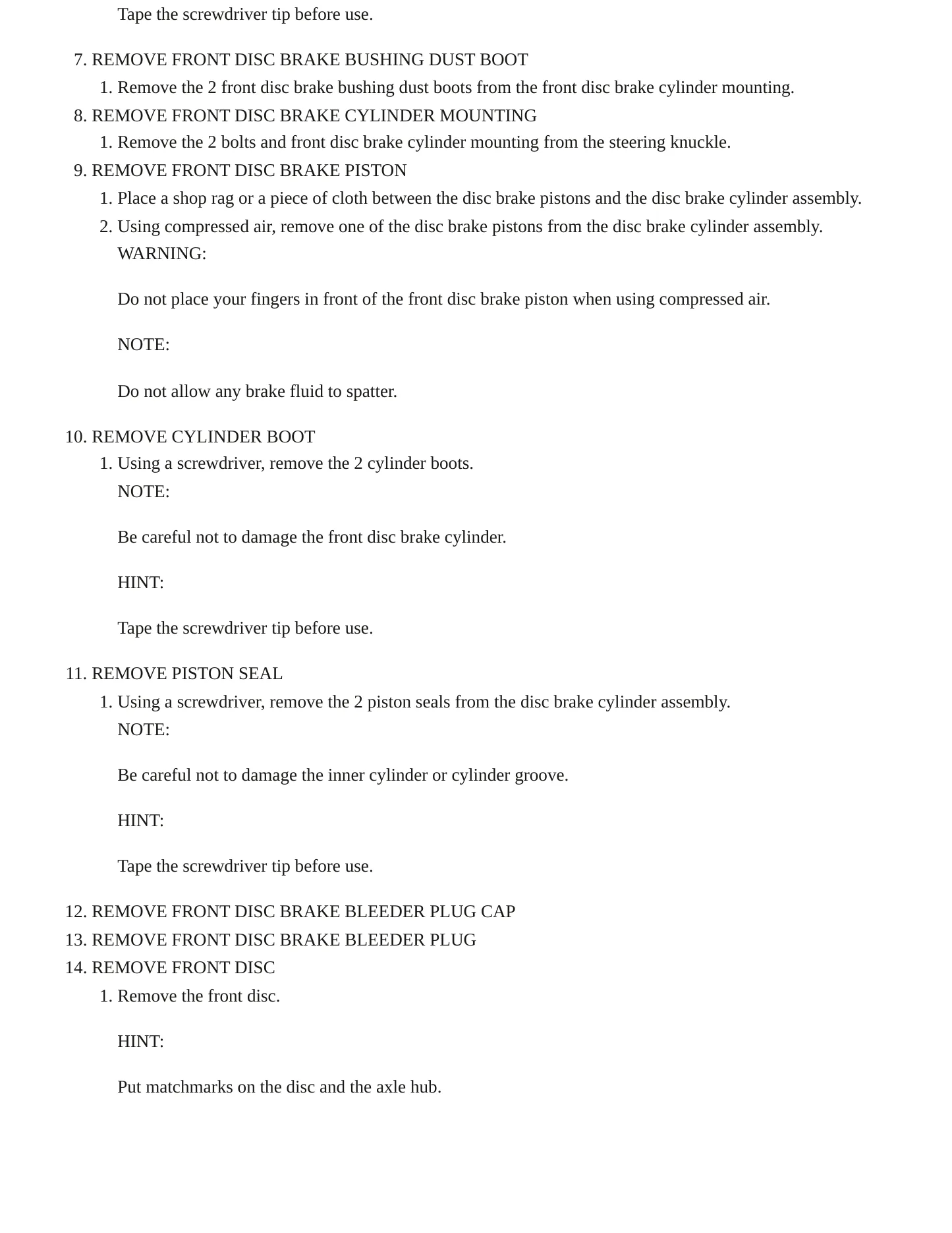 2010 Toyota Highlander Service and Repair Manual preview page 7