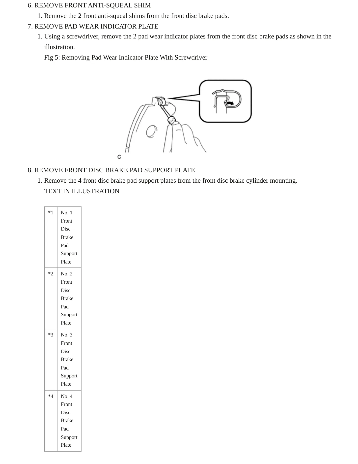 2011 Toyota Sienna Service and Repair Manual preview page 6