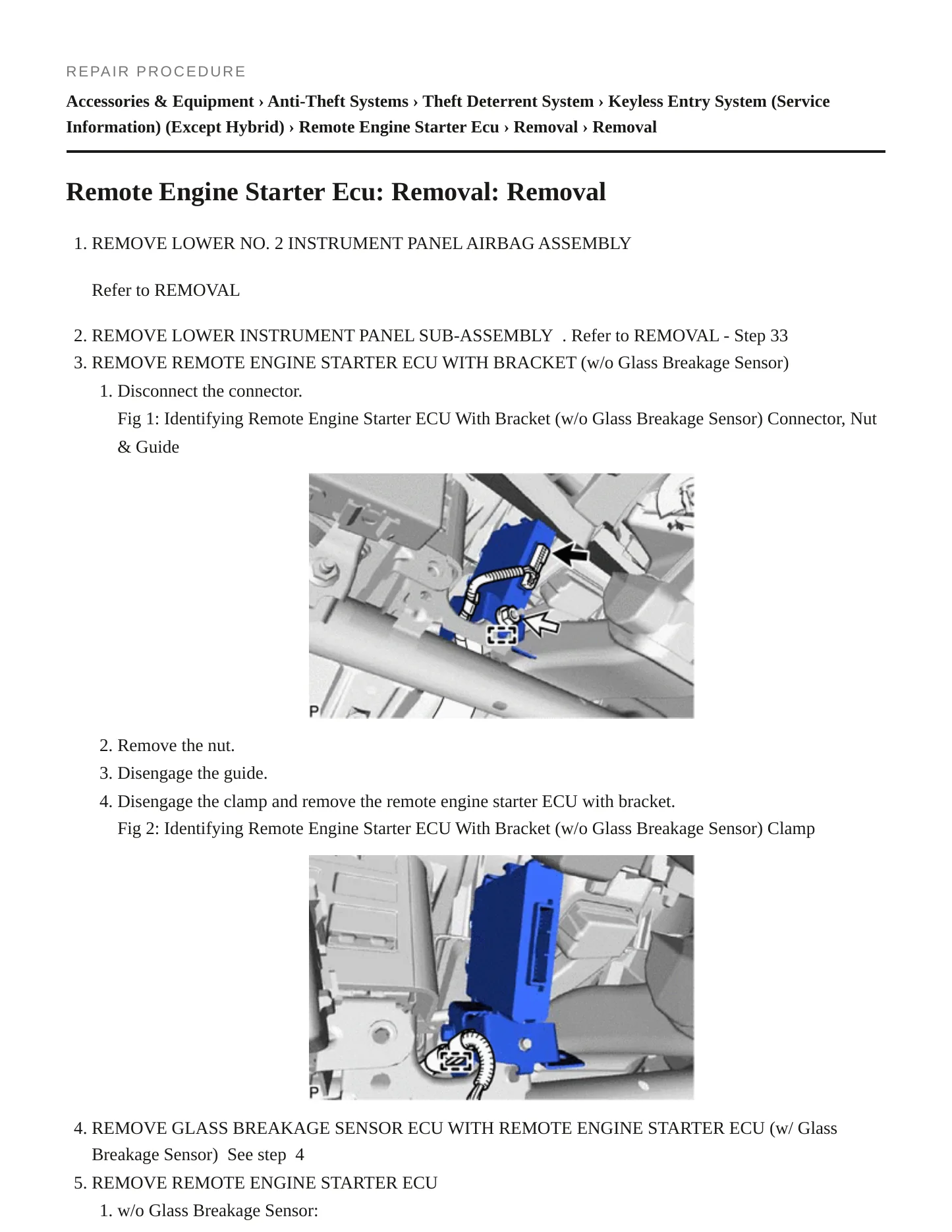 2013 Toyota Avalon Service and Repair Manual preview page 4