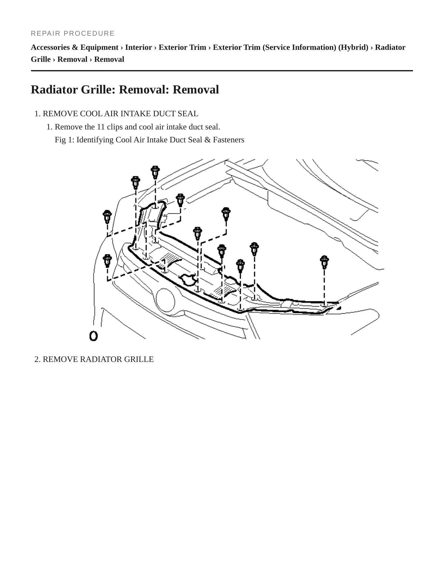 2013 Toyota Highlander Service and Repair Manual preview page 4