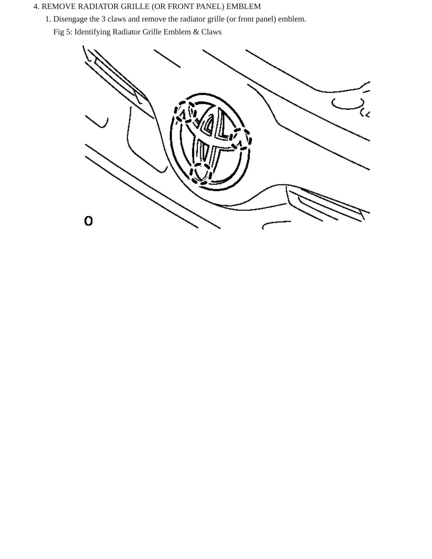 2013 Toyota Highlander Service and Repair Manual preview page 7