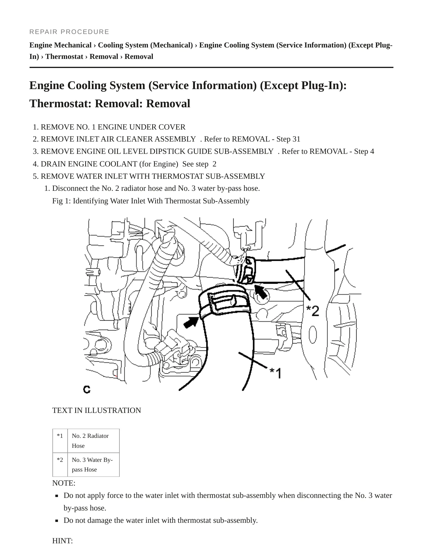 2013 Toyota Prius Service and Repair Manual preview page 4