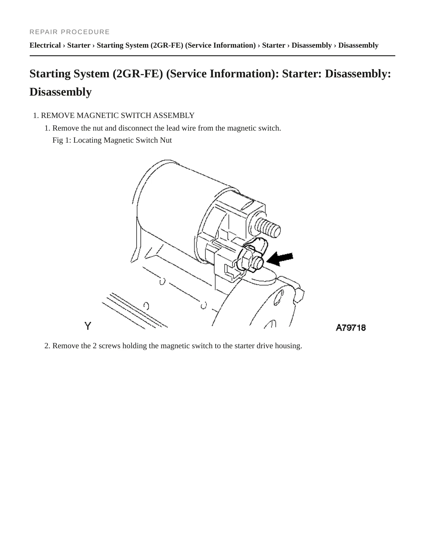 2013 Toyota Venza service manual page 5