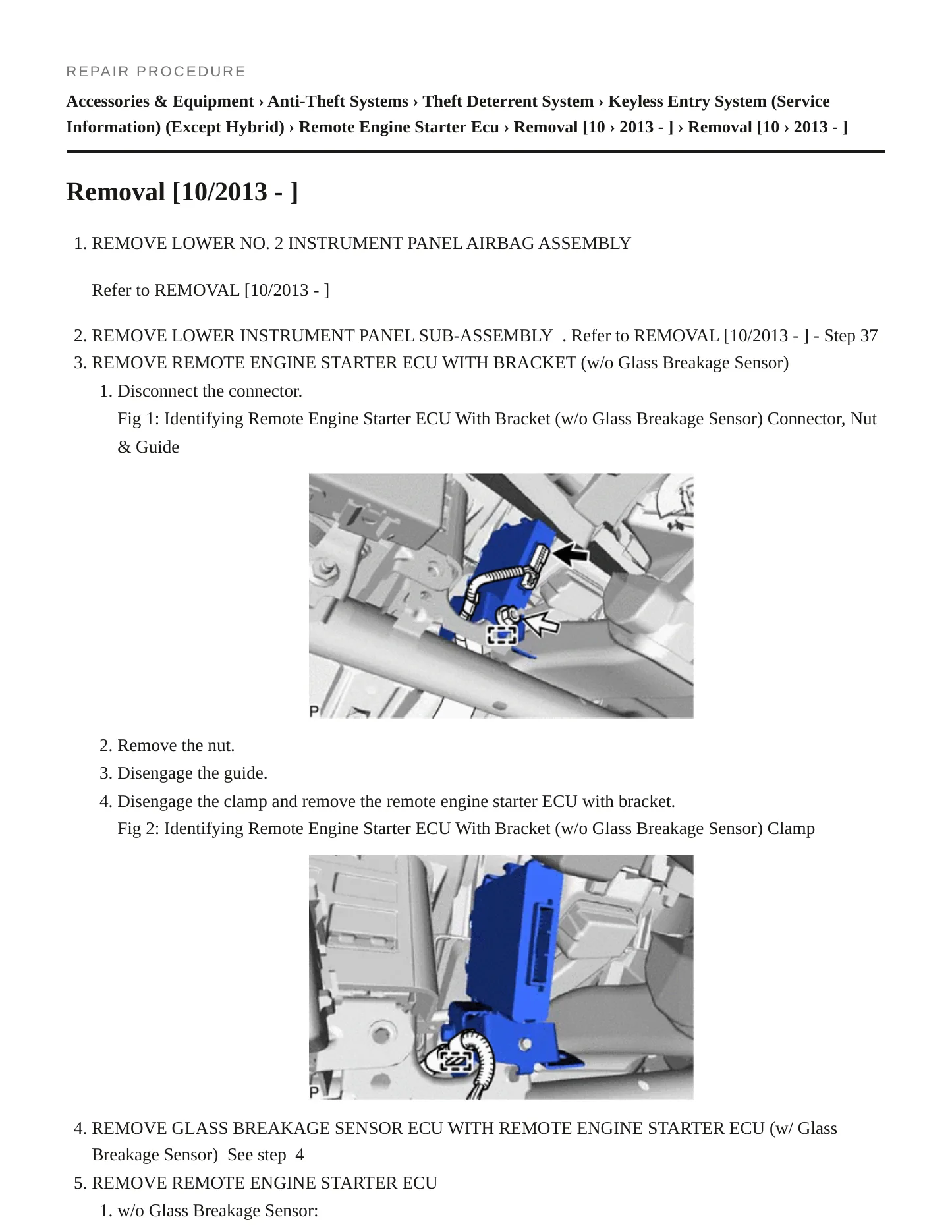 2014 Toyota Avalon Service and Repair Manual preview page 4