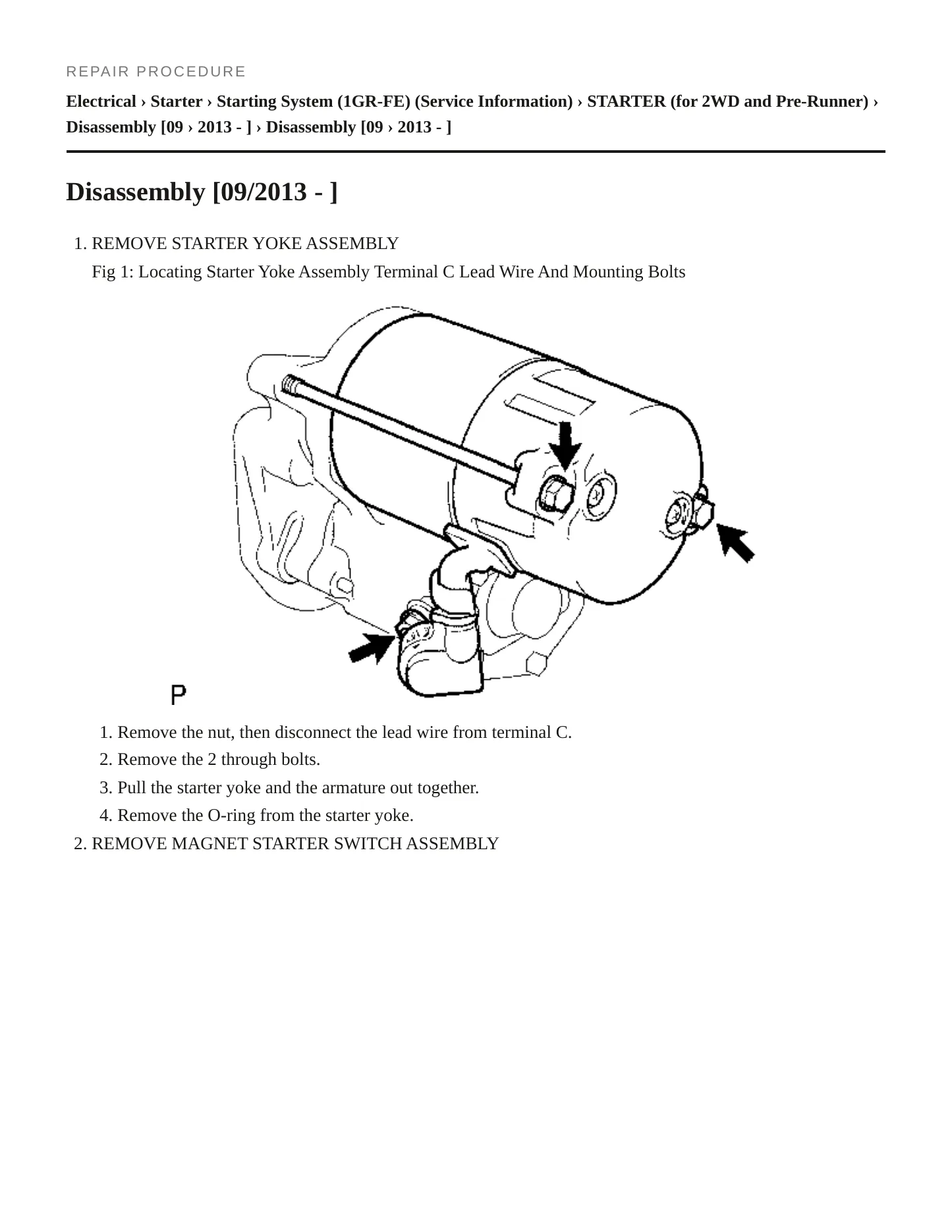 2014 Toyota Tacoma Service and Repair Manual preview page 5