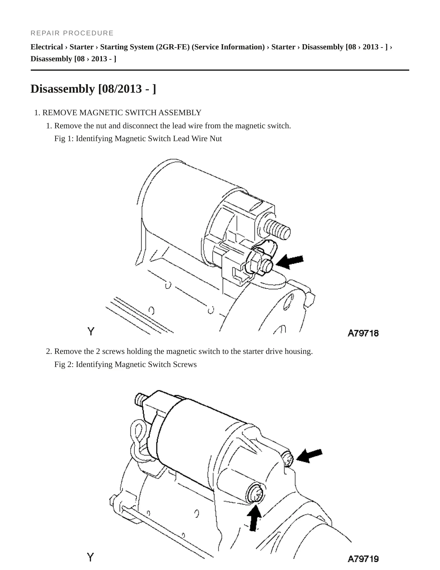 2014 Toyota Venza service manual page 5