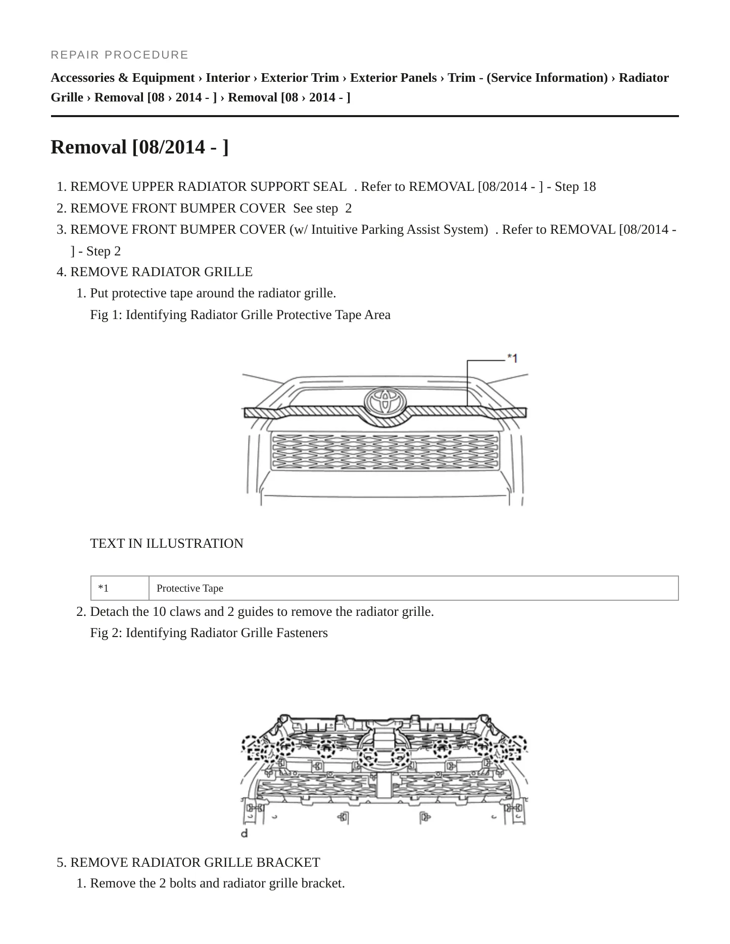 2015 Toyota 4Runner Service and Repair Manual preview page 4