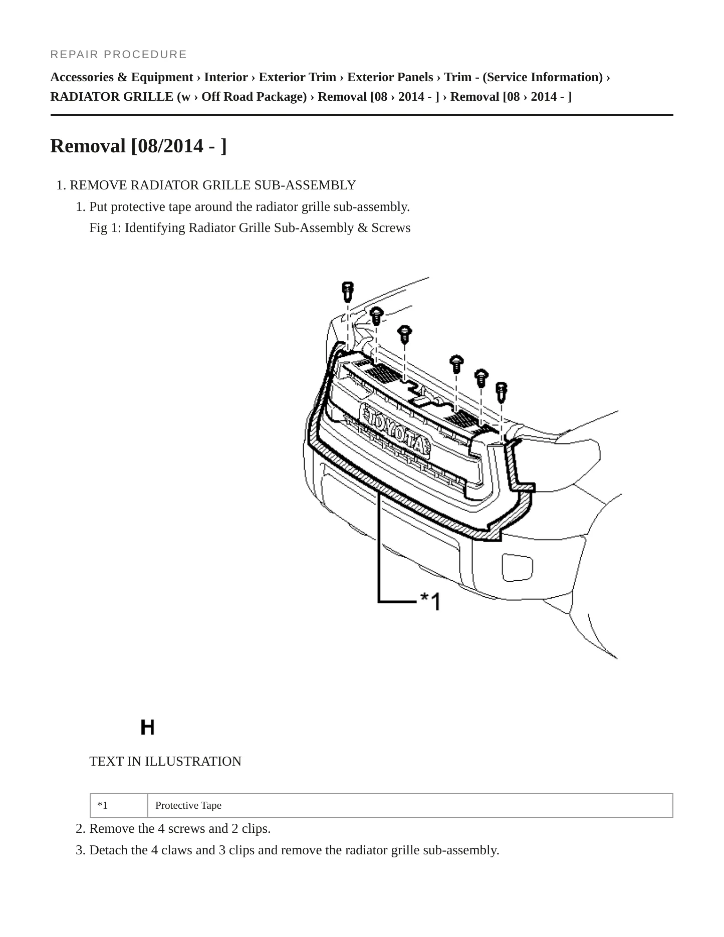 2015 Toyota Tundra Service and Repair Manual preview page 5