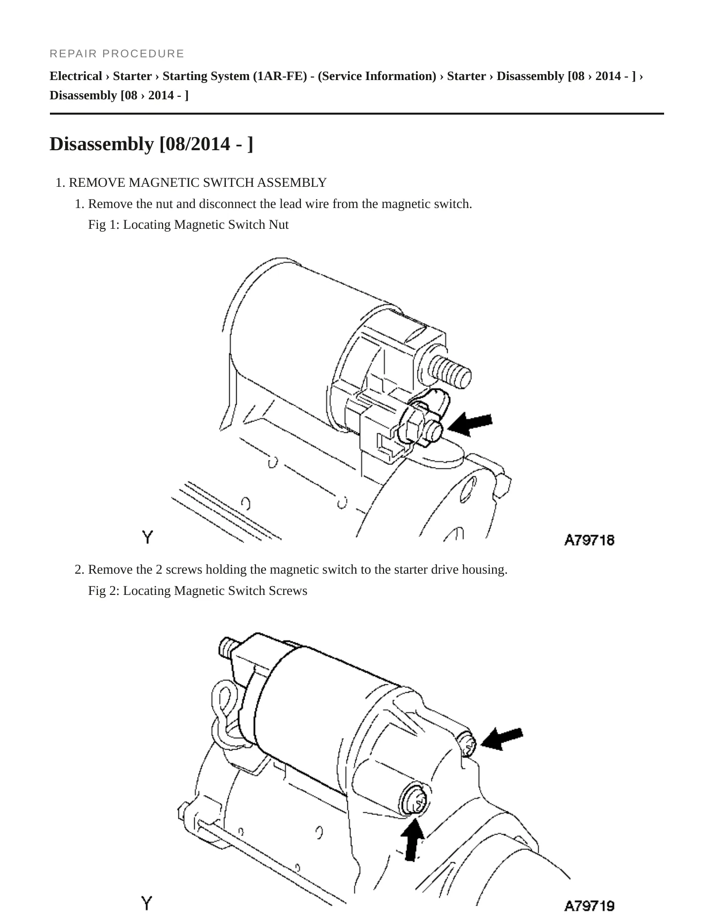2015 Toyota Venza service manual page 5