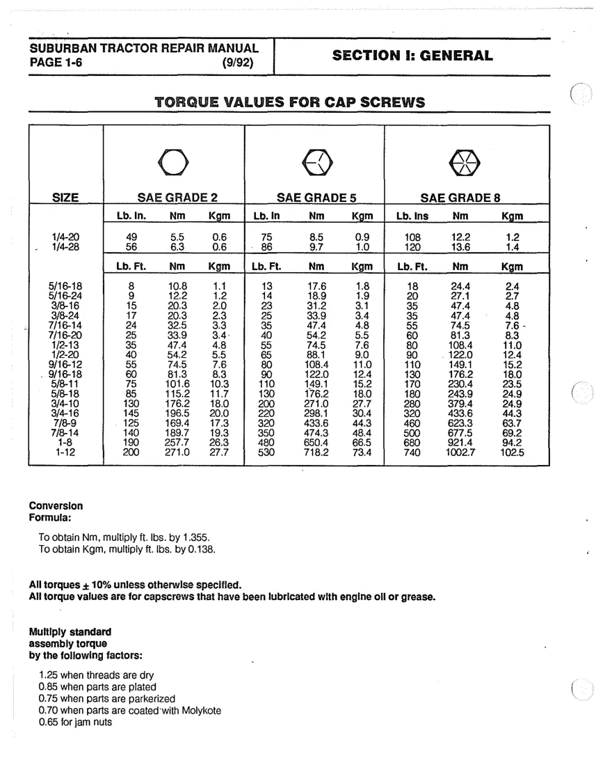 Troy Bilt Bolens ST100 ST110 ST120 ST125 ST140 ST180 Lawn Tractor Service & Repair Manual preview page 6