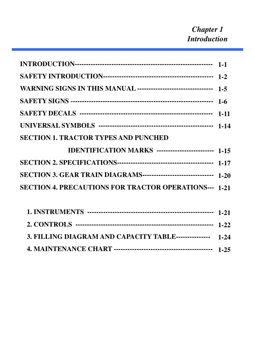TYM T303 T353NC Tractor Service & Repair Manual preview page 3
