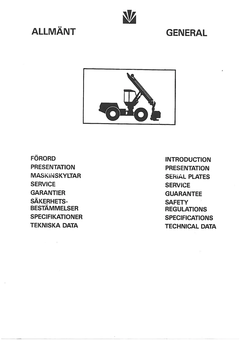 Valmet 901-1 instructions Machine Operator's Manual preview page 5