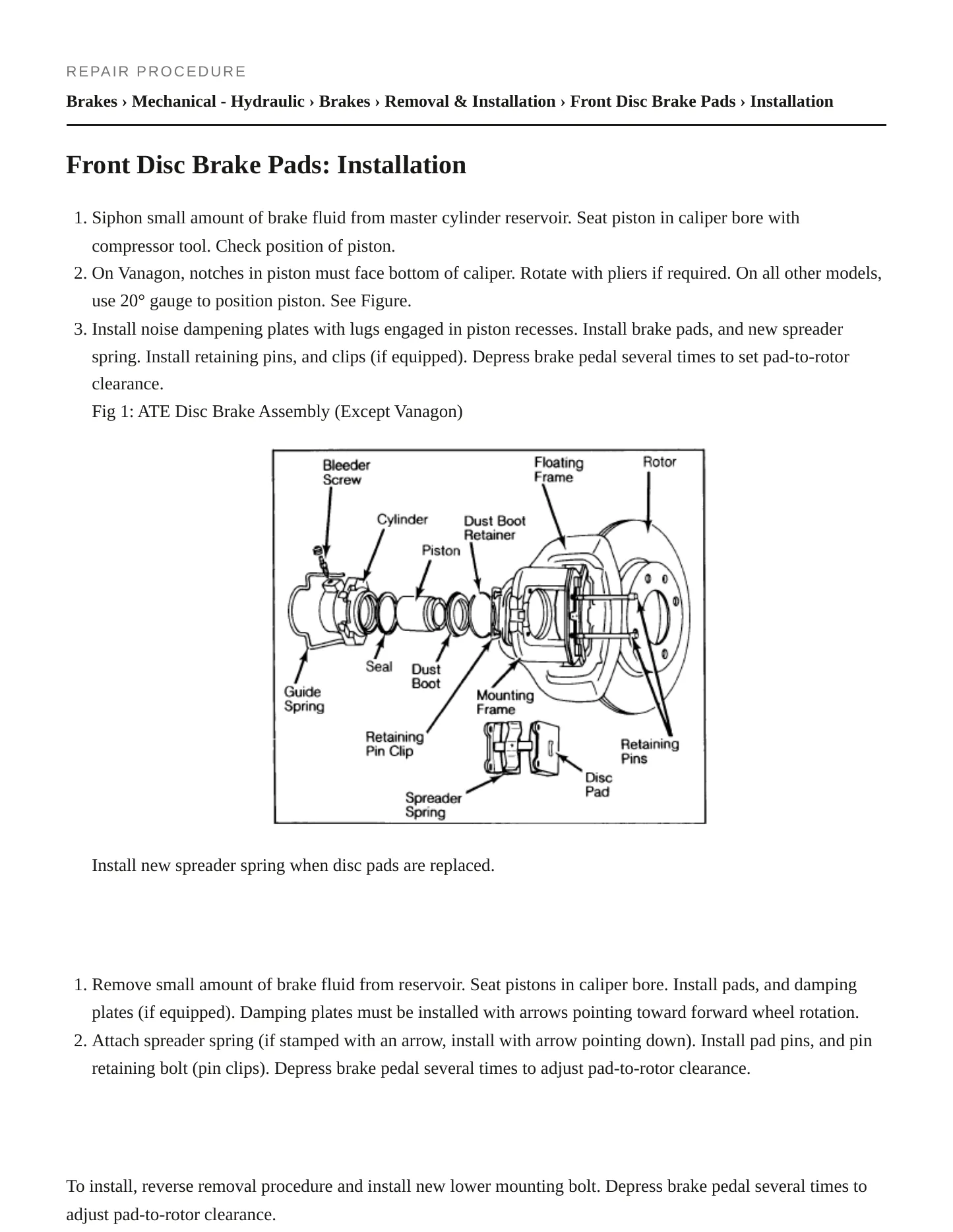 1982 Volkswagen Jetta service manual page 4