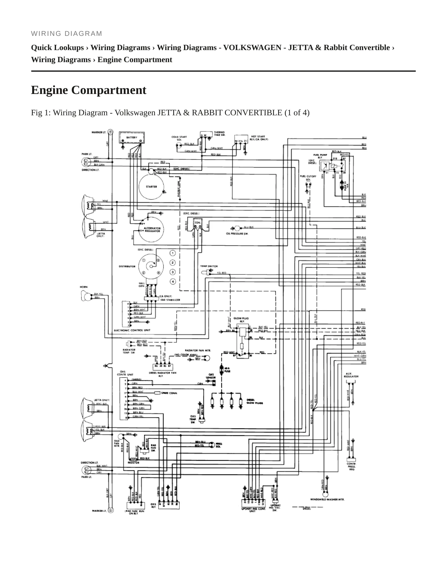 1982 Volkswagen Jetta service manual page 6