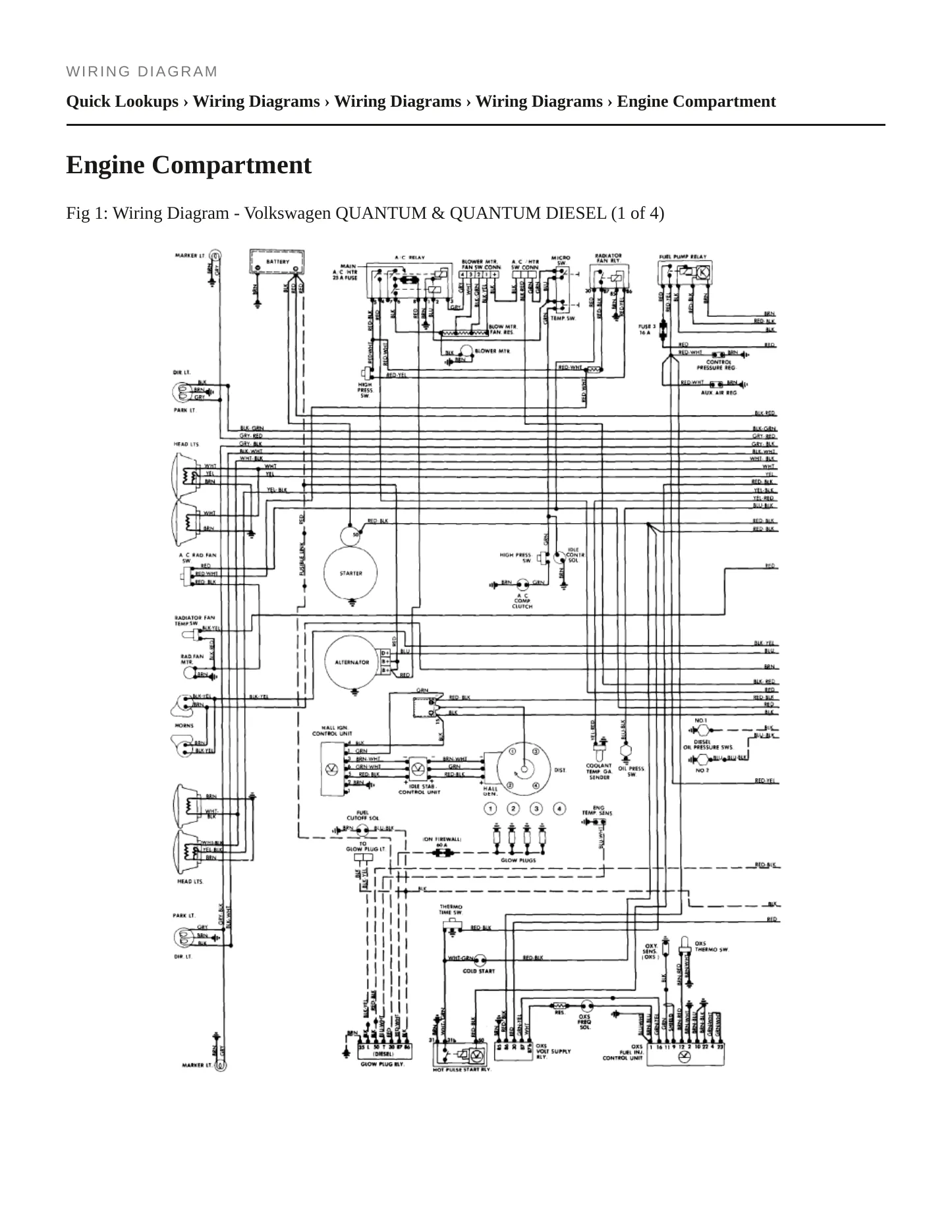 1982 Volkswagen Quantum Service and Repair Manual preview page 6