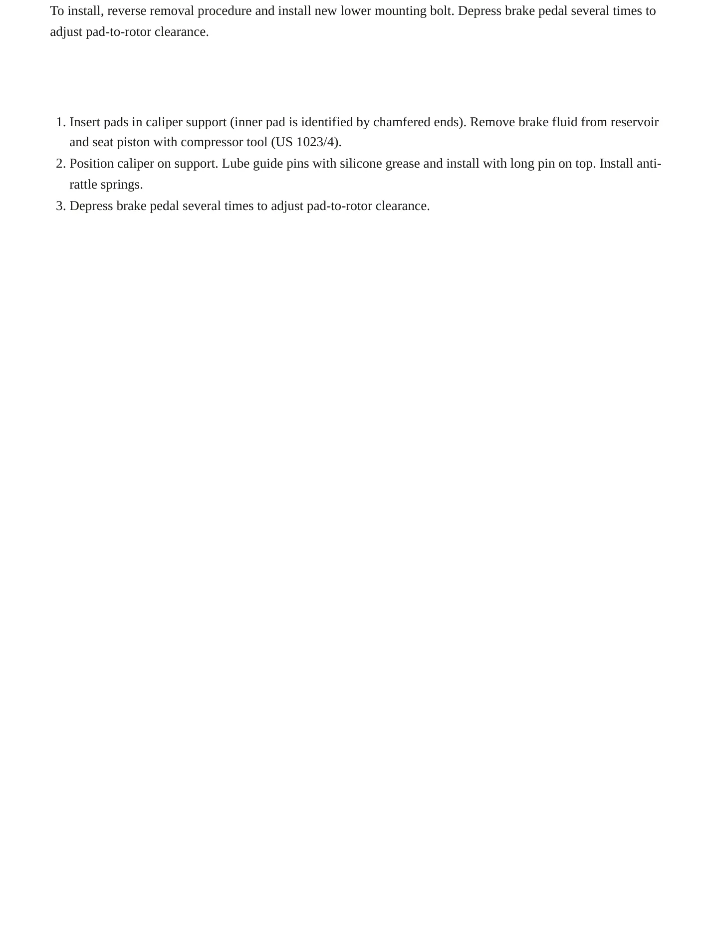 1983 Volkswagen Rabbit service manual page 5