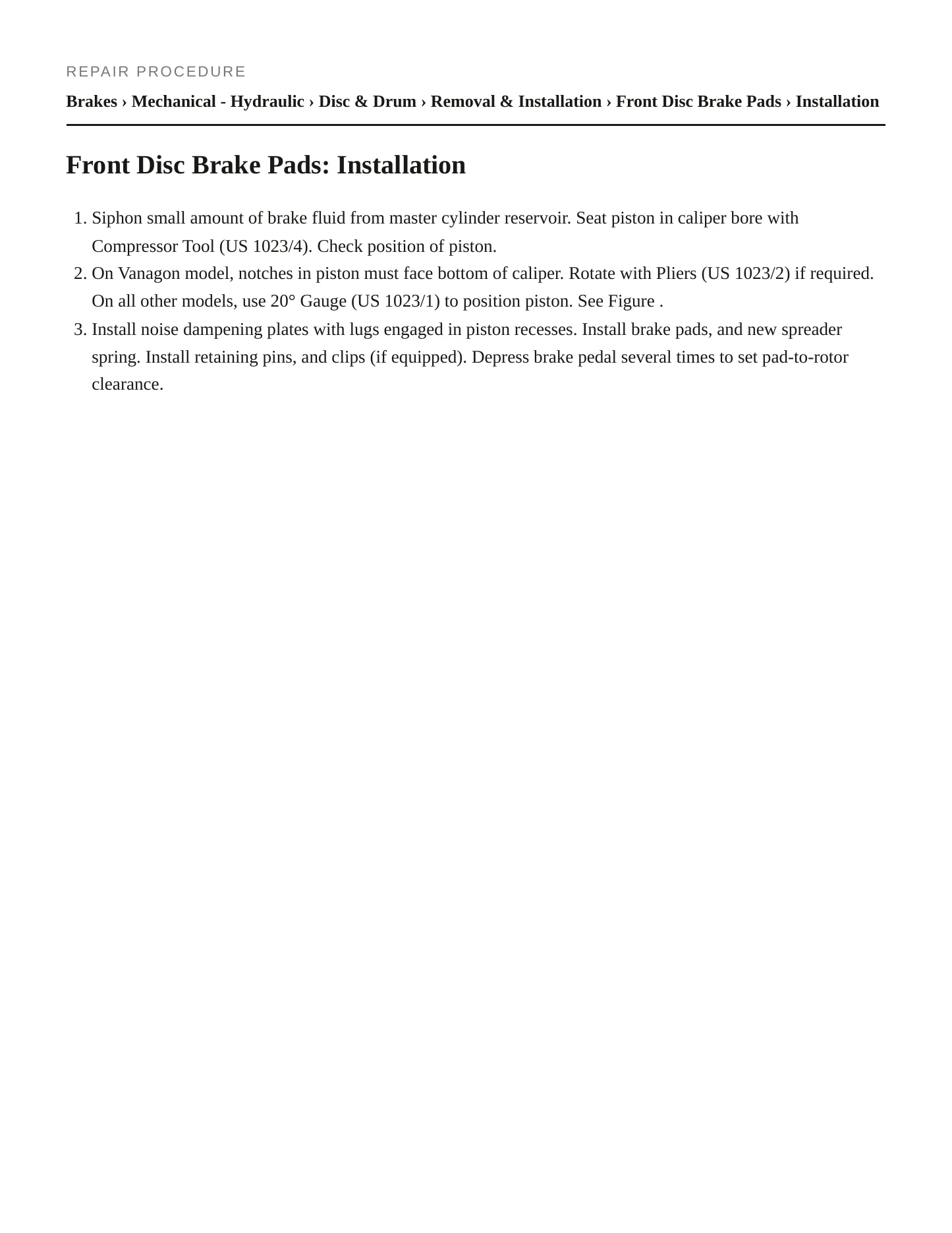 1984 Volkswagen Rabbit service manual page 3