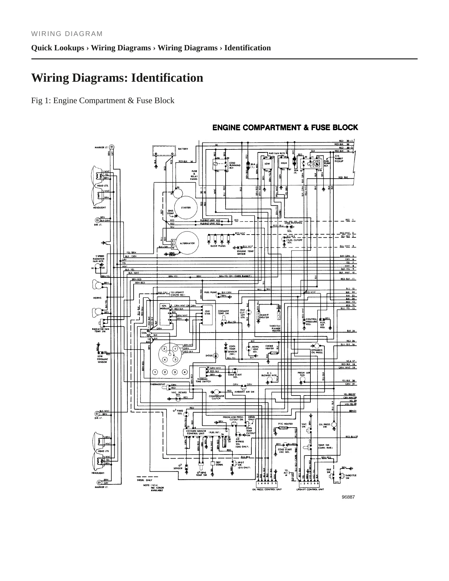 1984 Volkswagen Rabbit service manual page 6