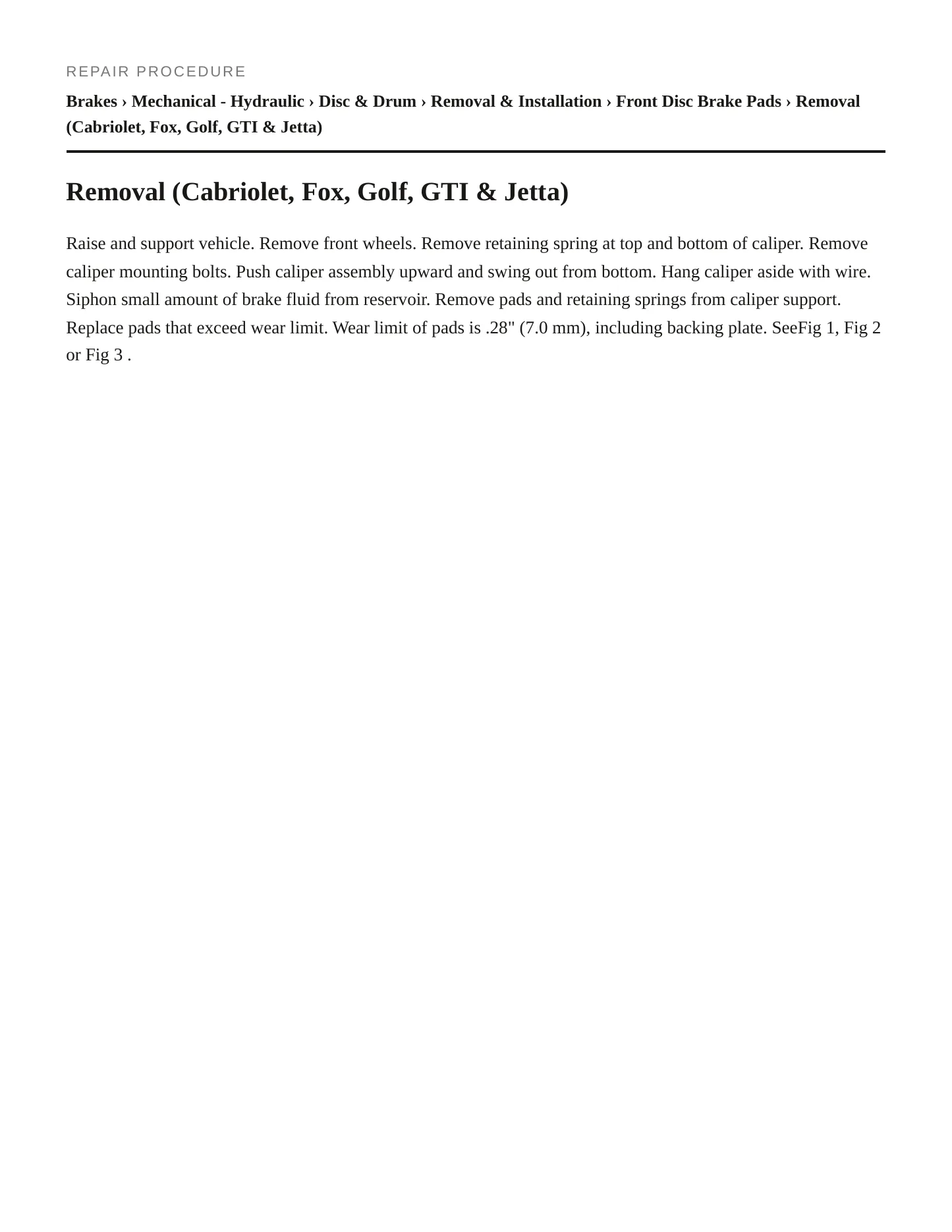 1991 Volkswagen Passat service manual page 3