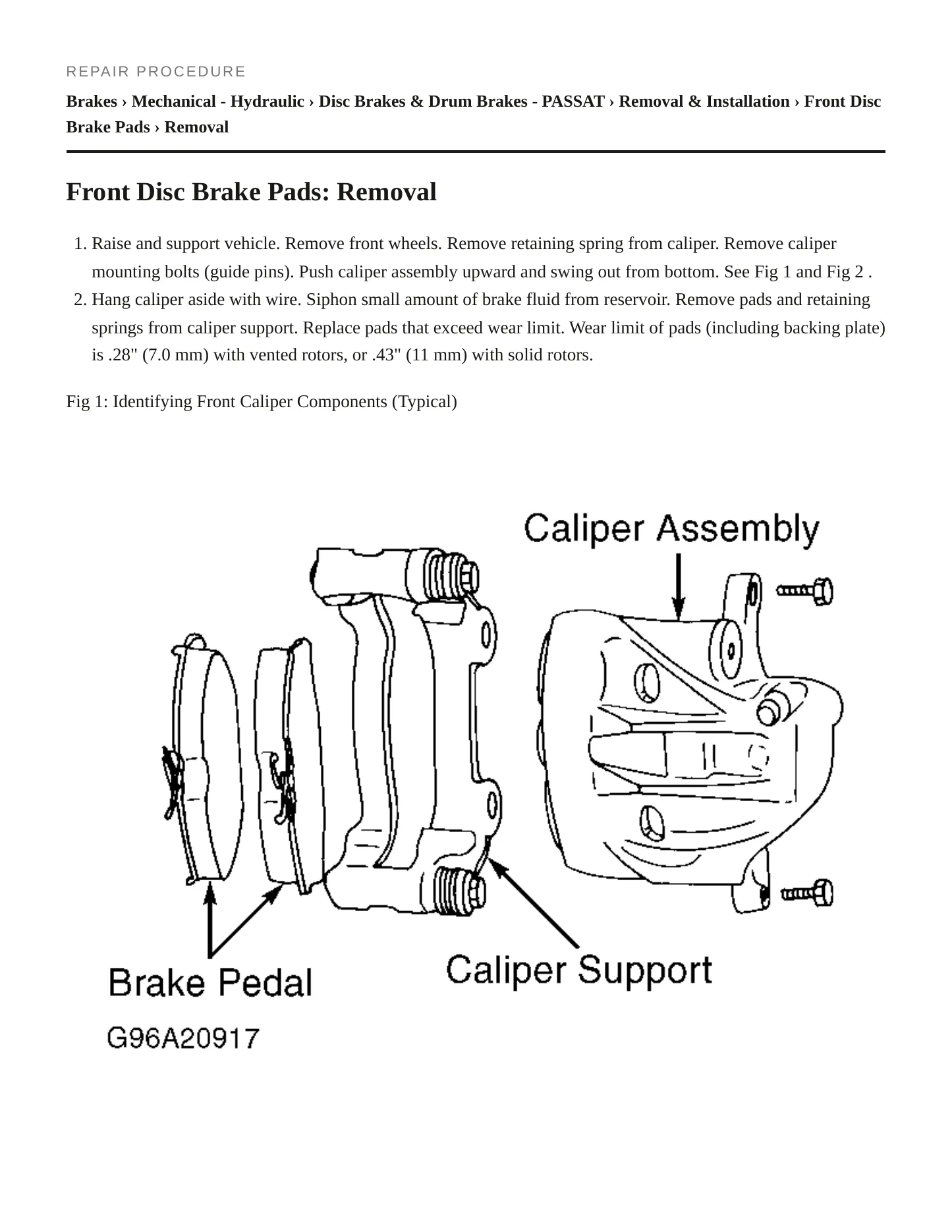 1997 Volkswagen Passat service manual page 4