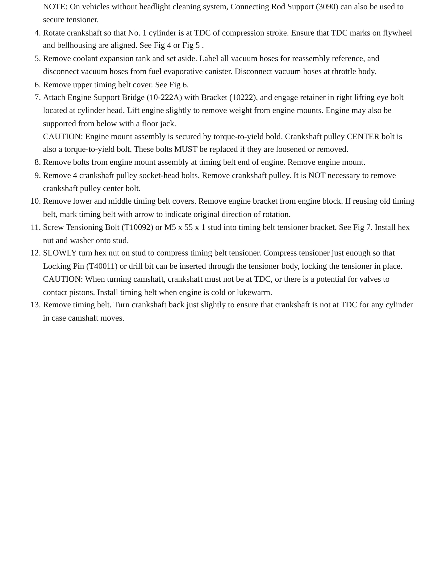 1999 Volkswagen Beetle Service and Repair Manual preview page 8
